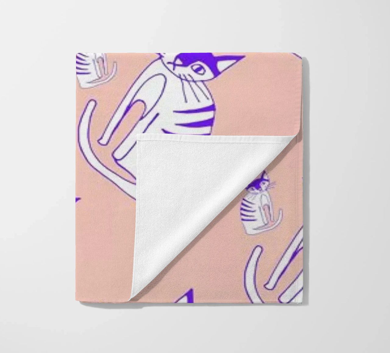 Cat Peach Pattern telo mare da Vasare Nar