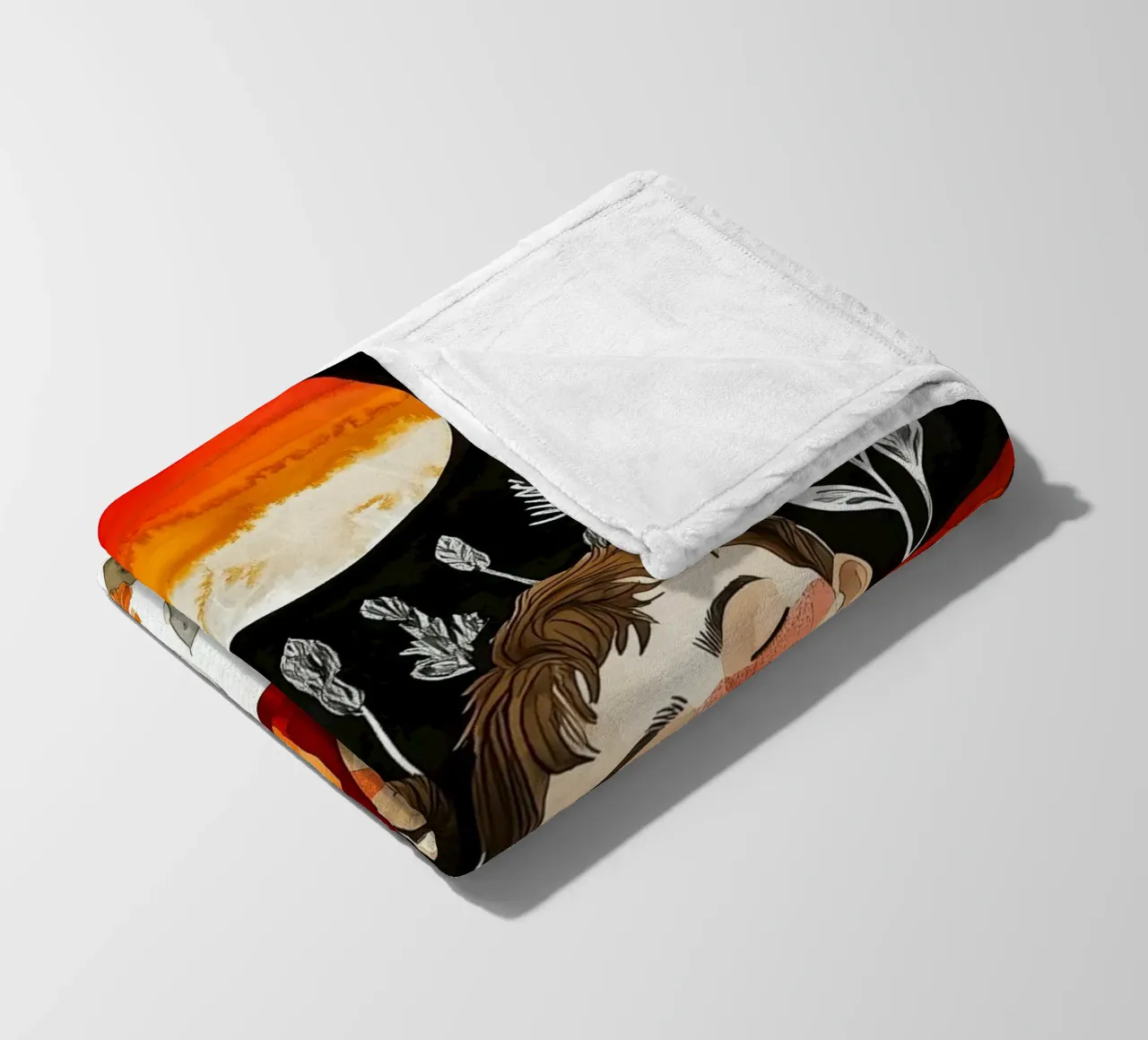 L'amore è nell'aria pittura digitale ad acquerello coperta in pile da Justyna Jaszke JBJart