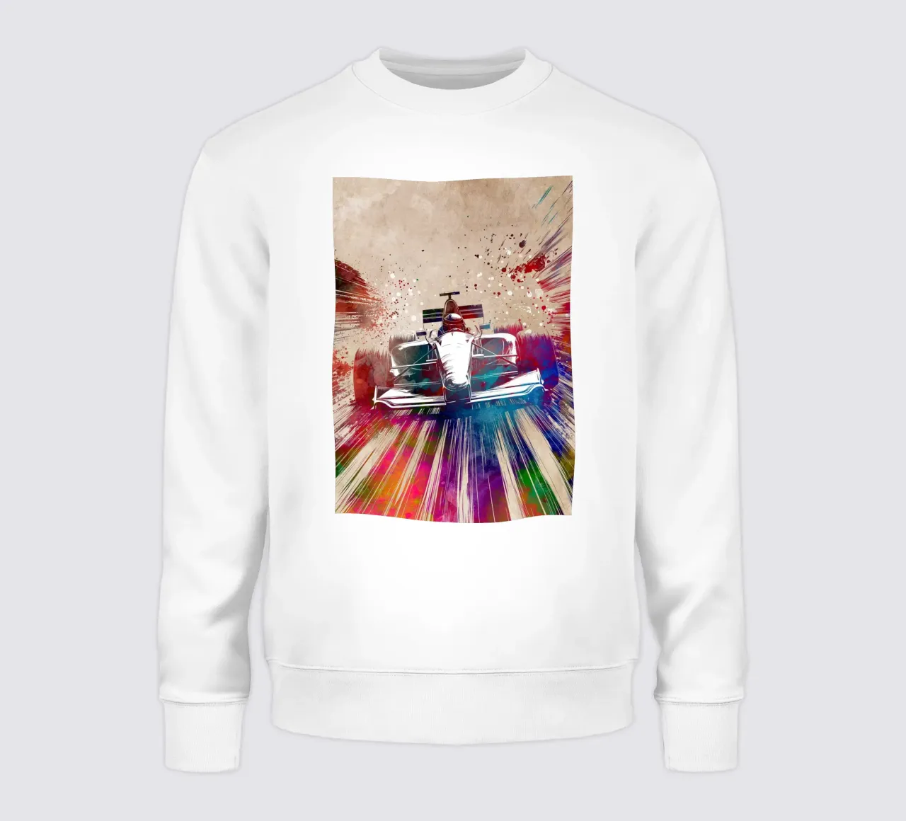 Art de la course automobile sweat de Justyna Jaszke JBJart