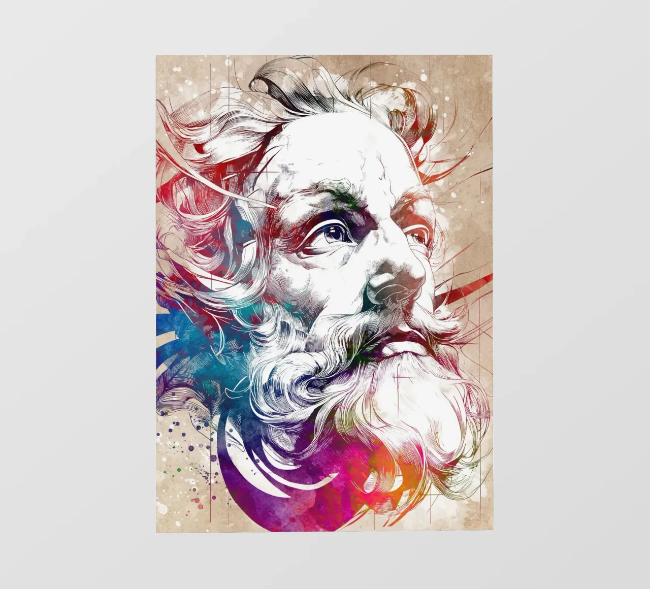 Leonardo arte digitale telo in pvc da Justyna Jaszke JBJart