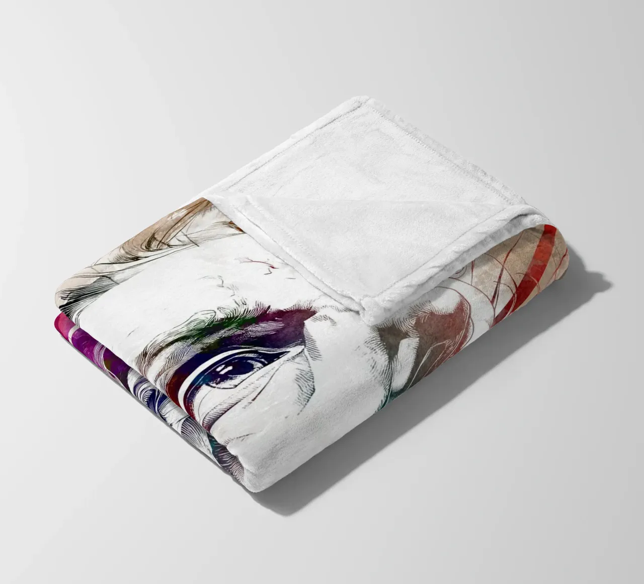Leonardo arte digitale coperta in pile da Justyna Jaszke JBJart