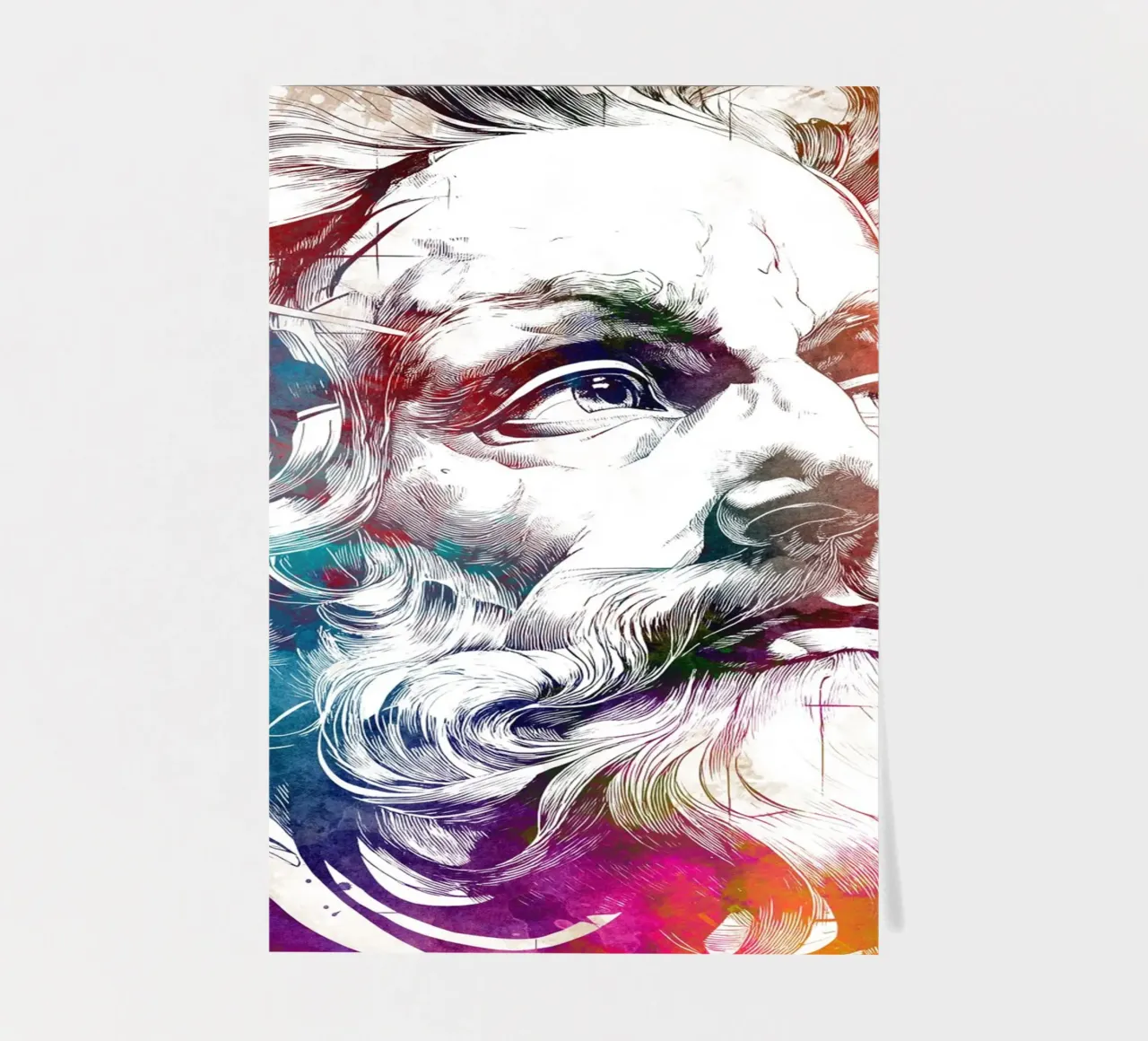 Leonardo digital art sticker sheet by Justyna Jaszke JBJart