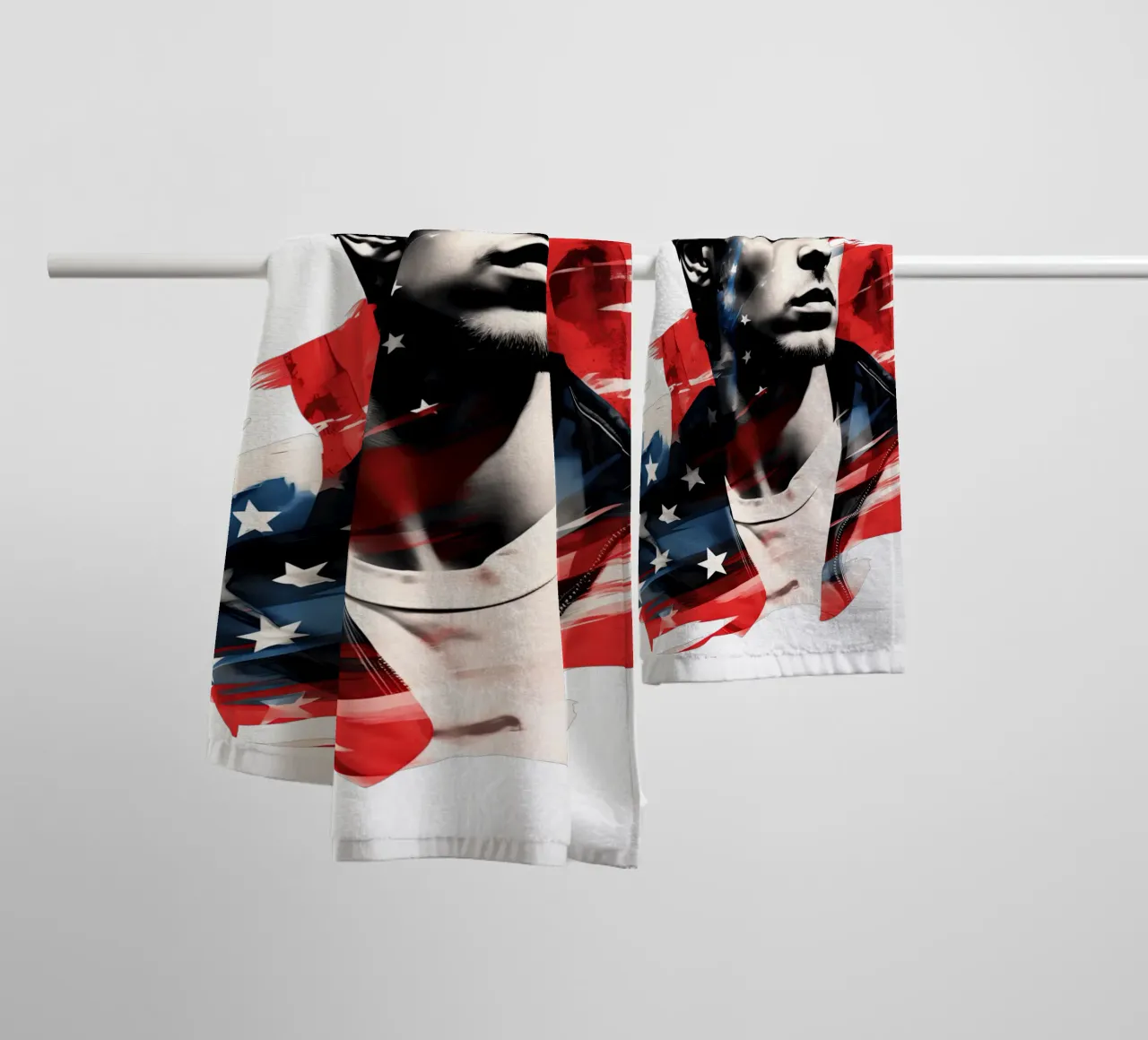 James Dean | Face of a generation | In US colours towel by Autofocus