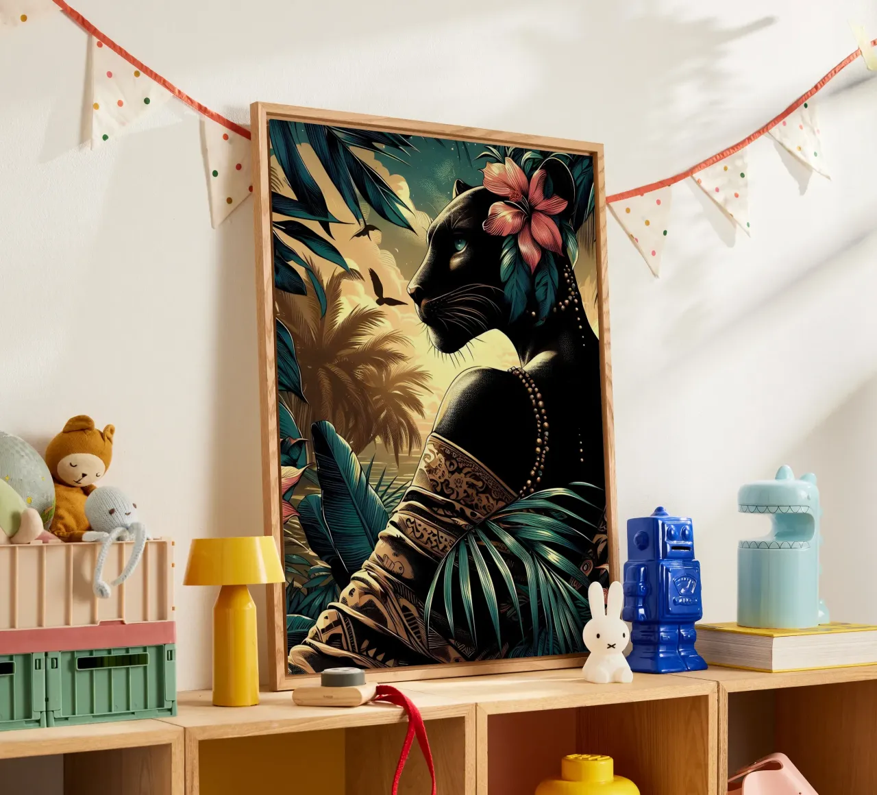 Pantera antropomorfa plexiglass da ARTOMATIC