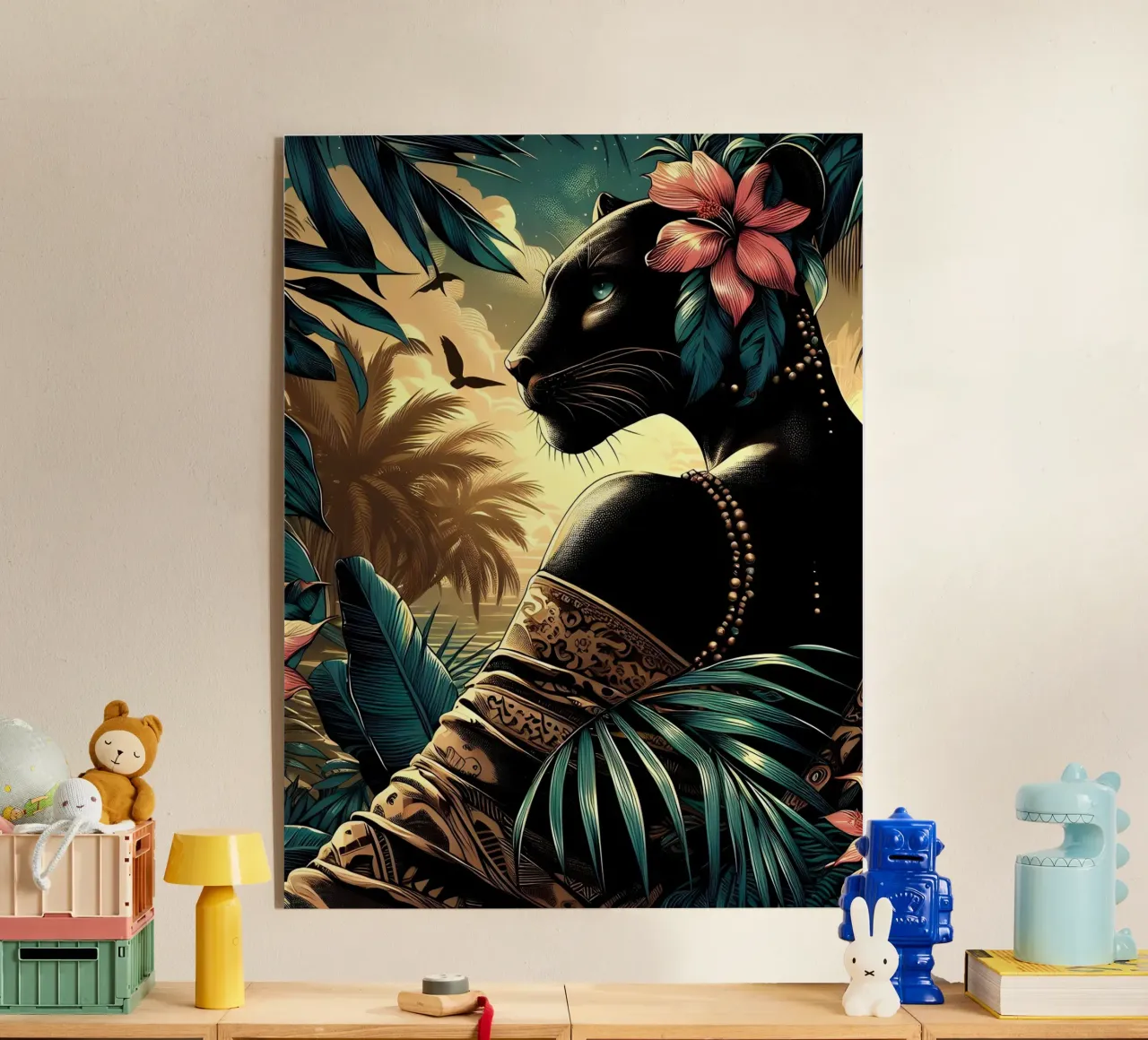 Pantera antropomorfa plexiglass da ARTOMATIC