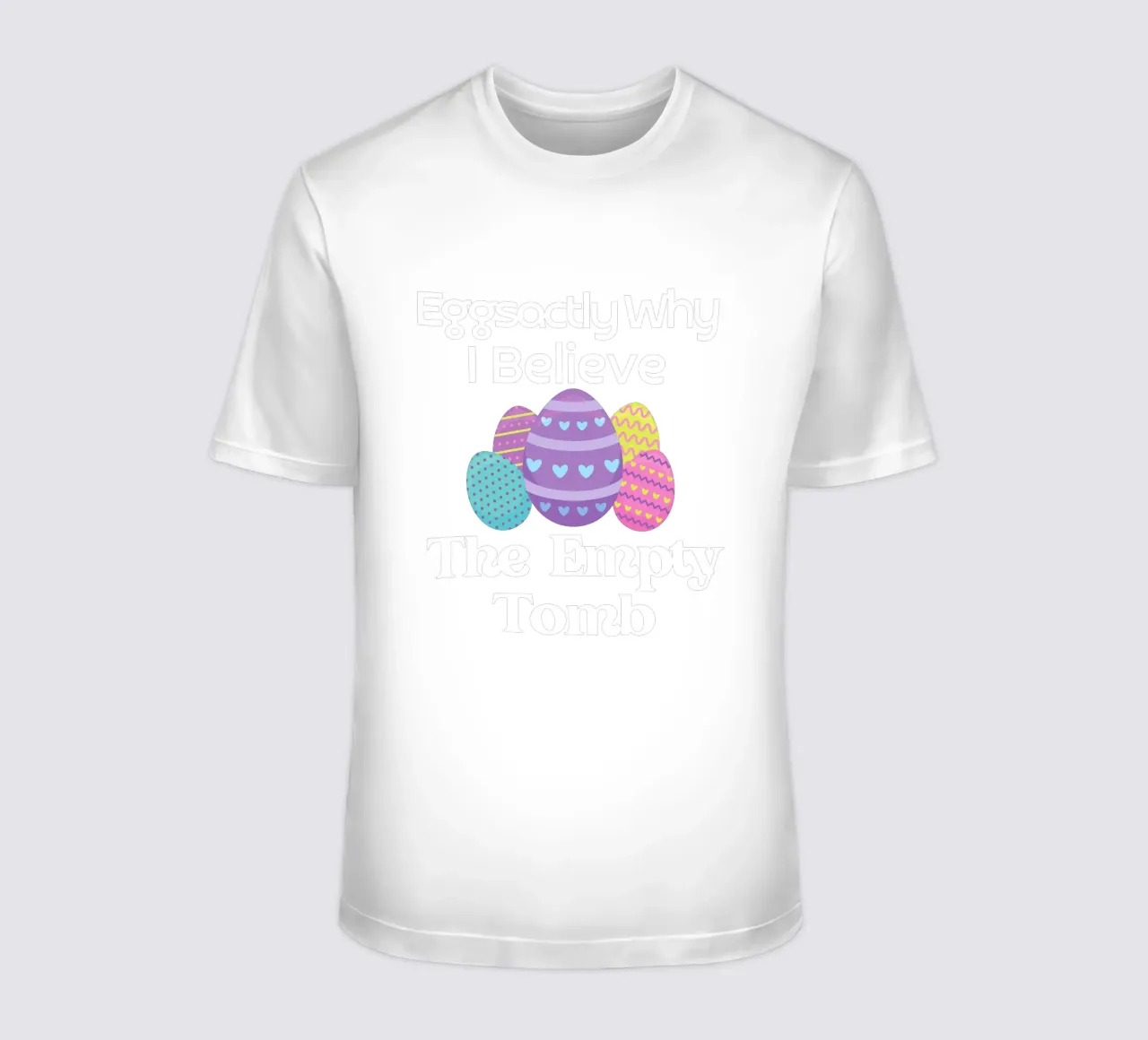 Proprio per questo credo che la tomba vuota serva a dimostrare la fede. t-shirt da Lionandlamb