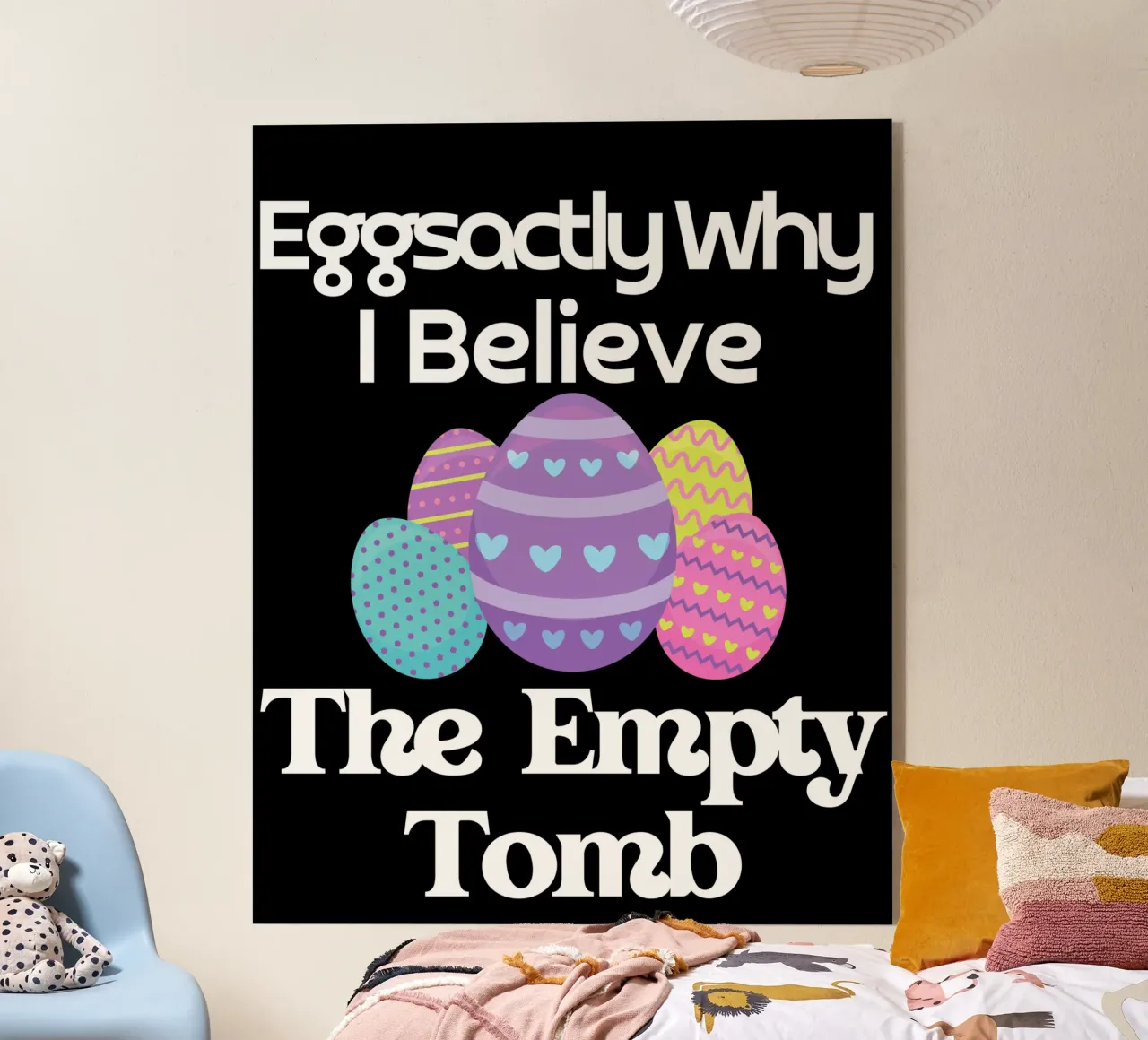Eggsactly por qué creo que la tumba vacía utilizar para mostrar la fe metacrilato de Lionandlamb