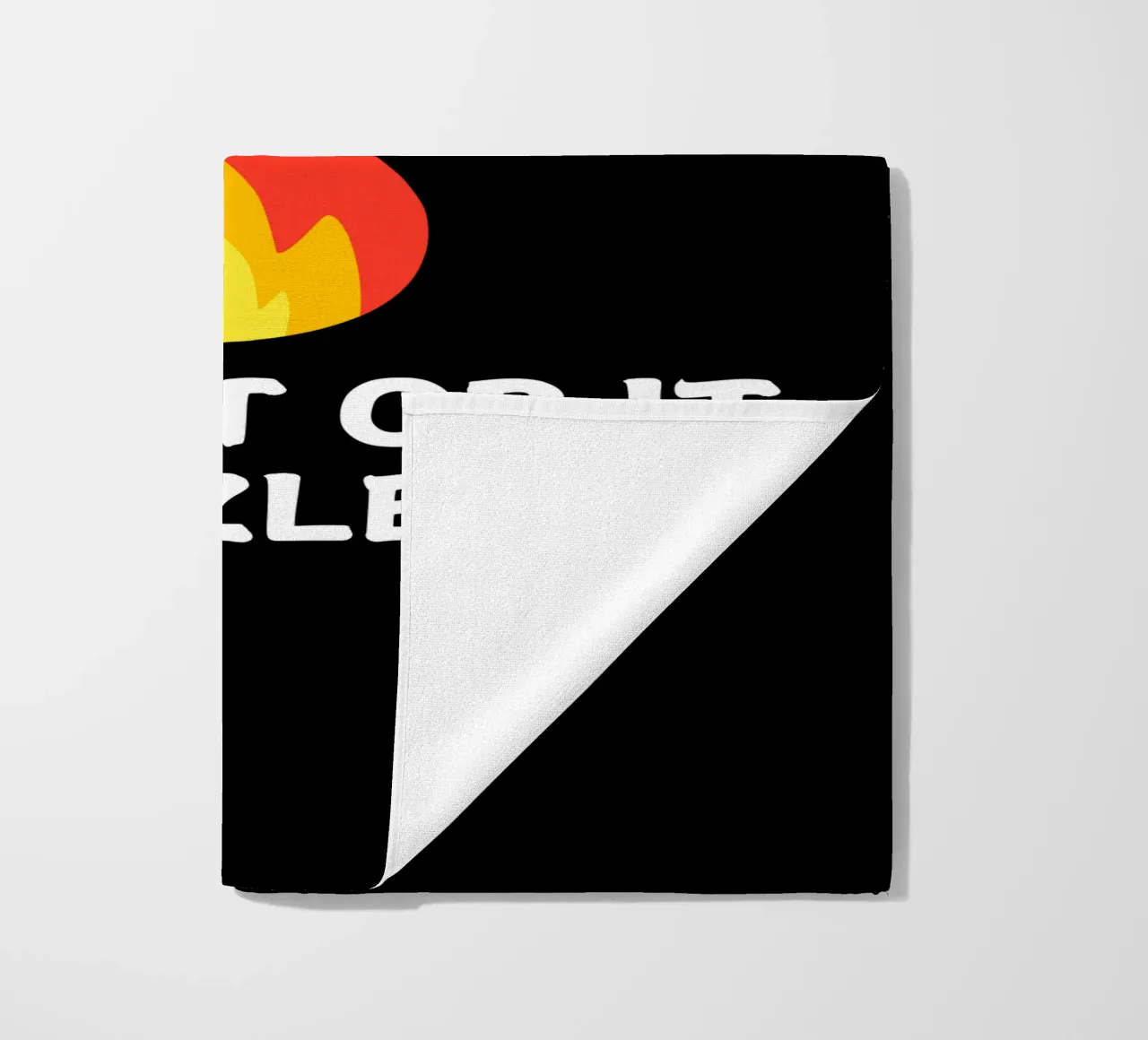 Faith is like a campfire feed it or it fizzles show faith beach towel by Lionandlamb