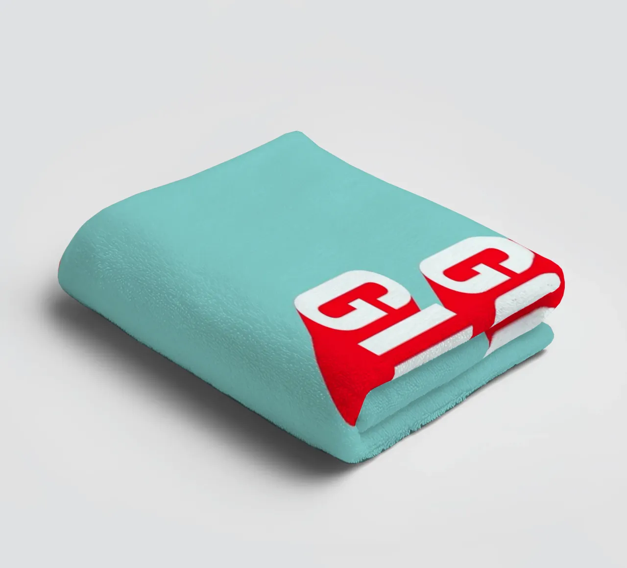 You Go Girl Power Retro typography towel by Dominique Vari Words