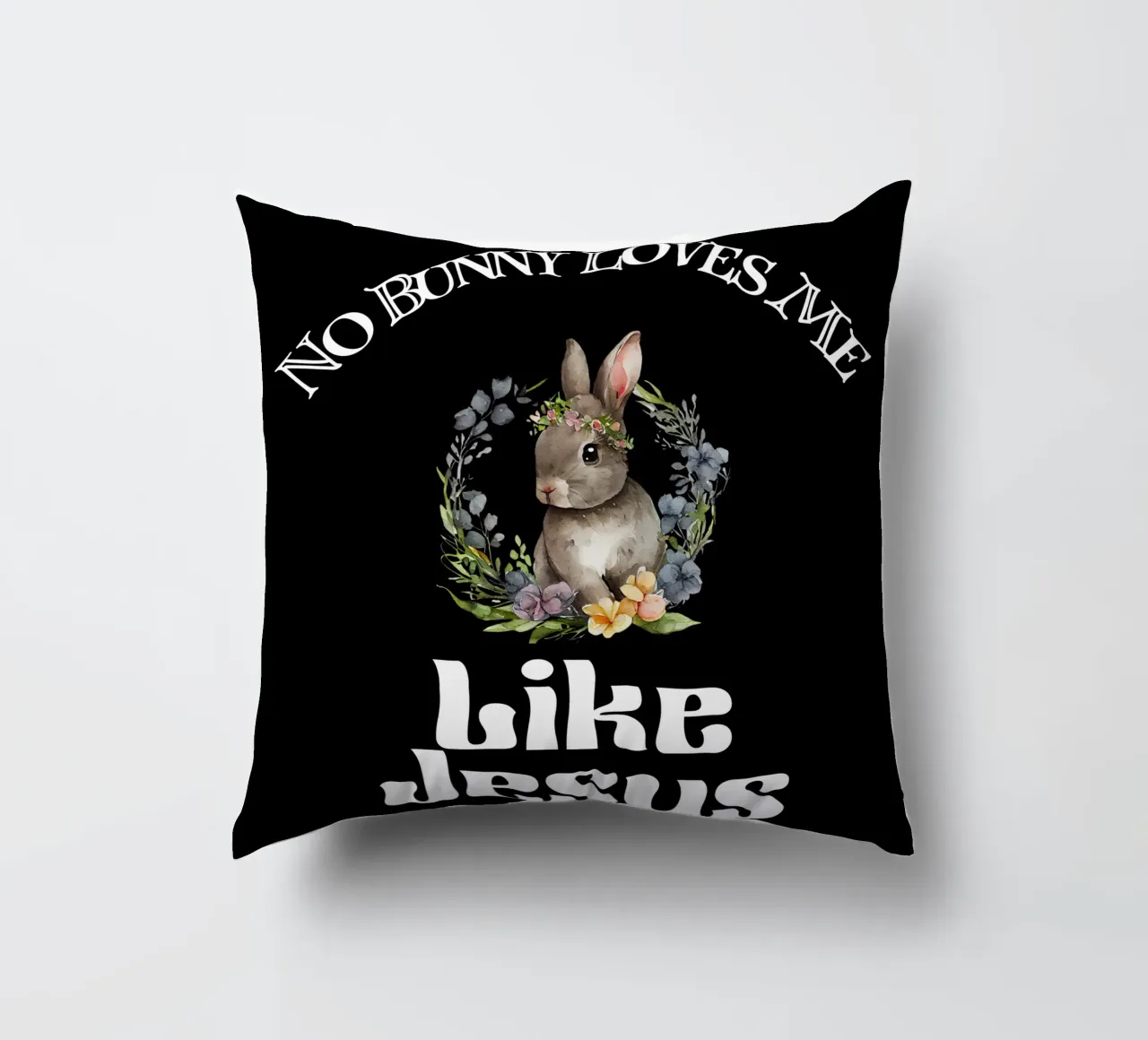 Geen enkele Bunny houdt van me zoals Jezus je geloof laat zien kussen van Lionandlamb