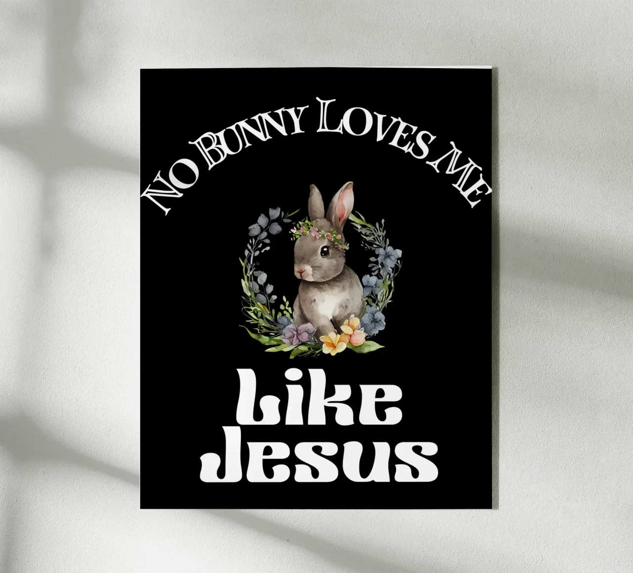 No Bunny me ama como Jesús utiliza para demostrar su fe metacrilato de Lionandlamb