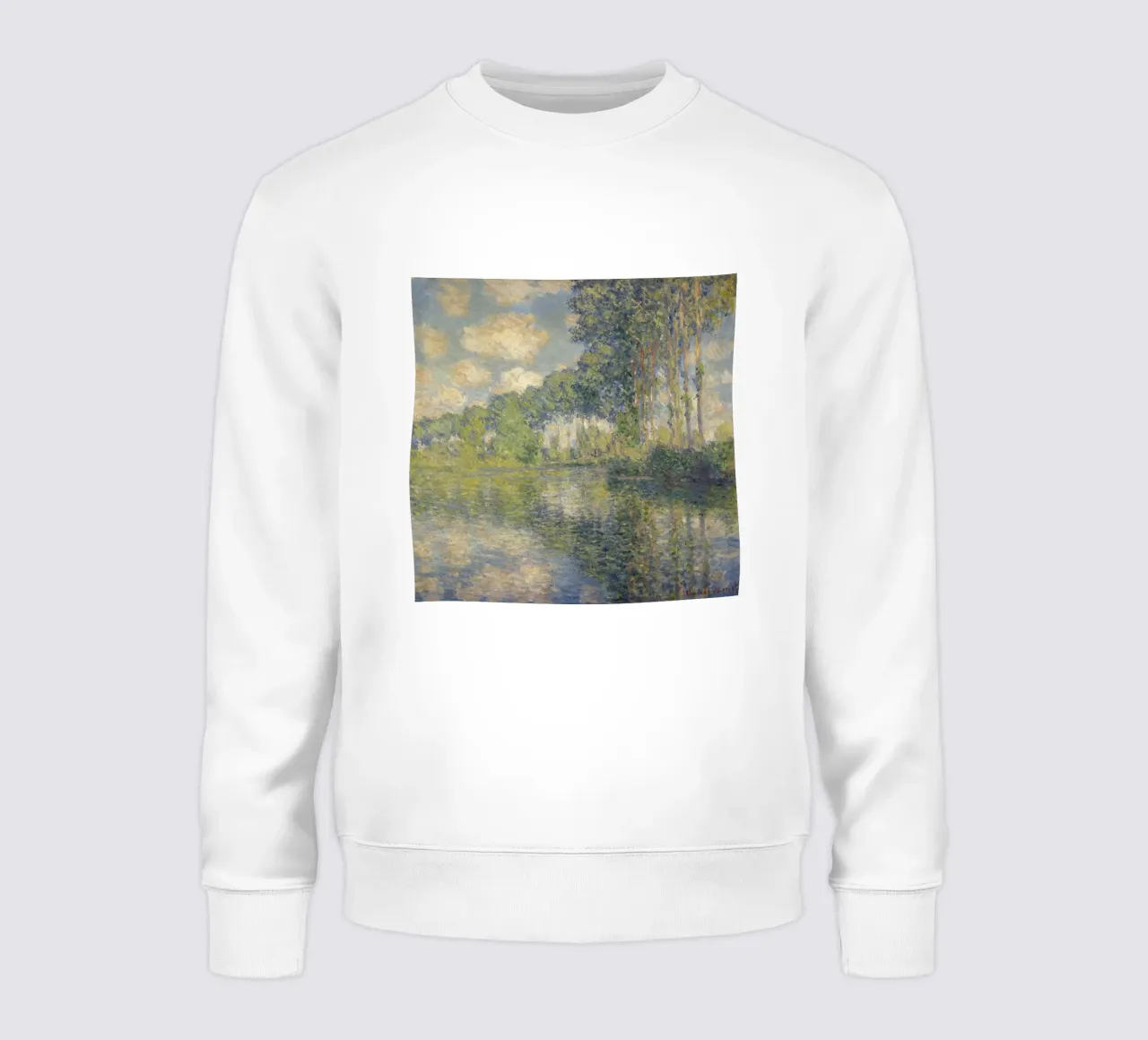 Claude Monet - Pioppi sull'Epte felpa da Timeless Artworks