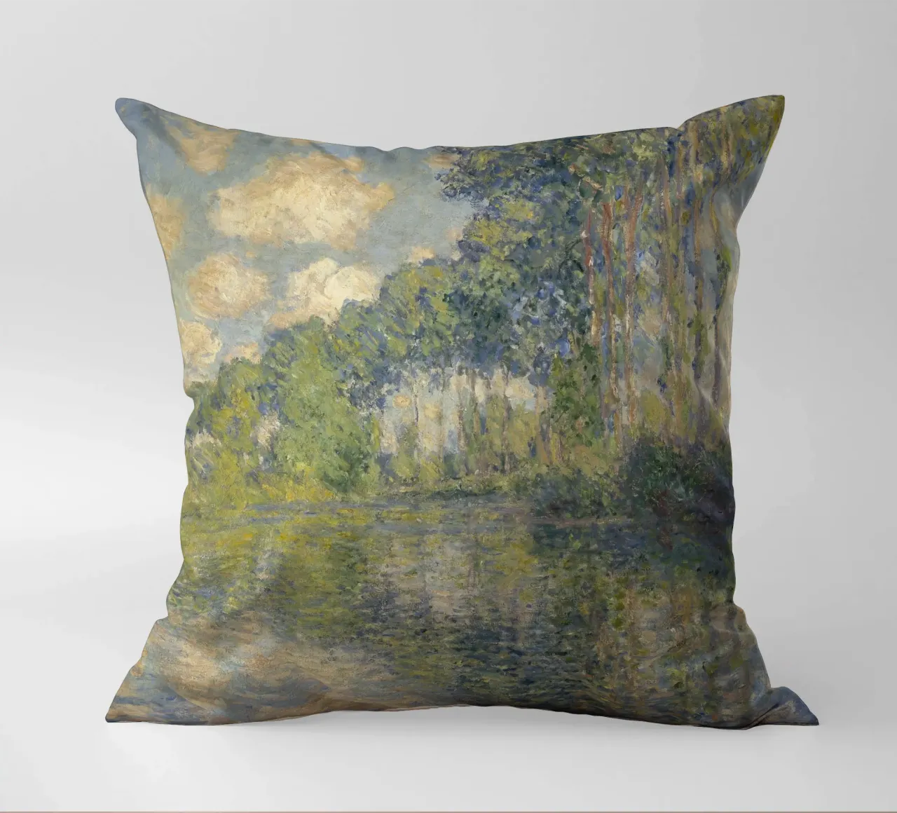 Claude Monet - Pioppi sull'Epte cuscino da Timeless Artworks