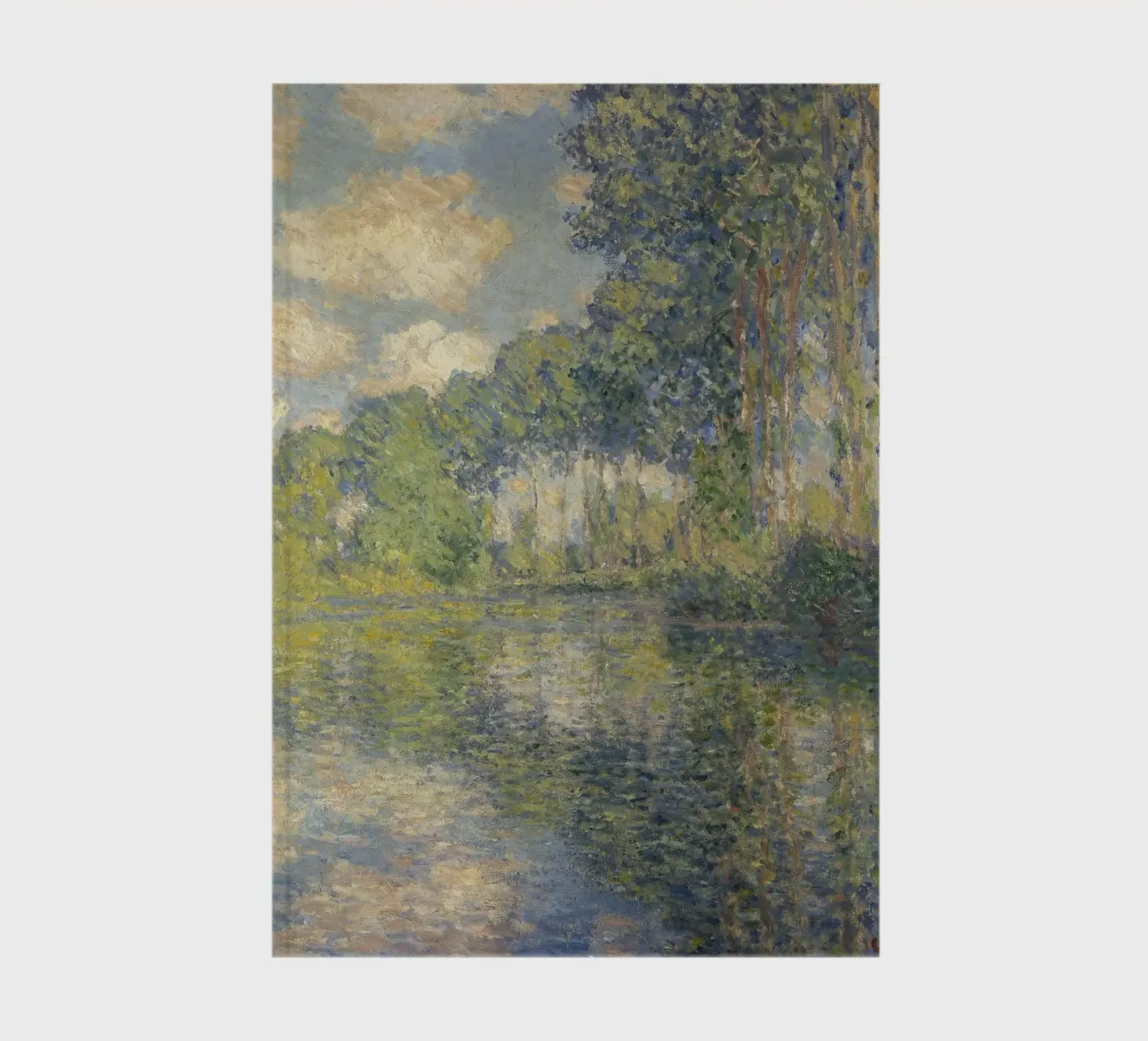Claude Monet - Poplars on the Epte notebook by Timeless Artworks