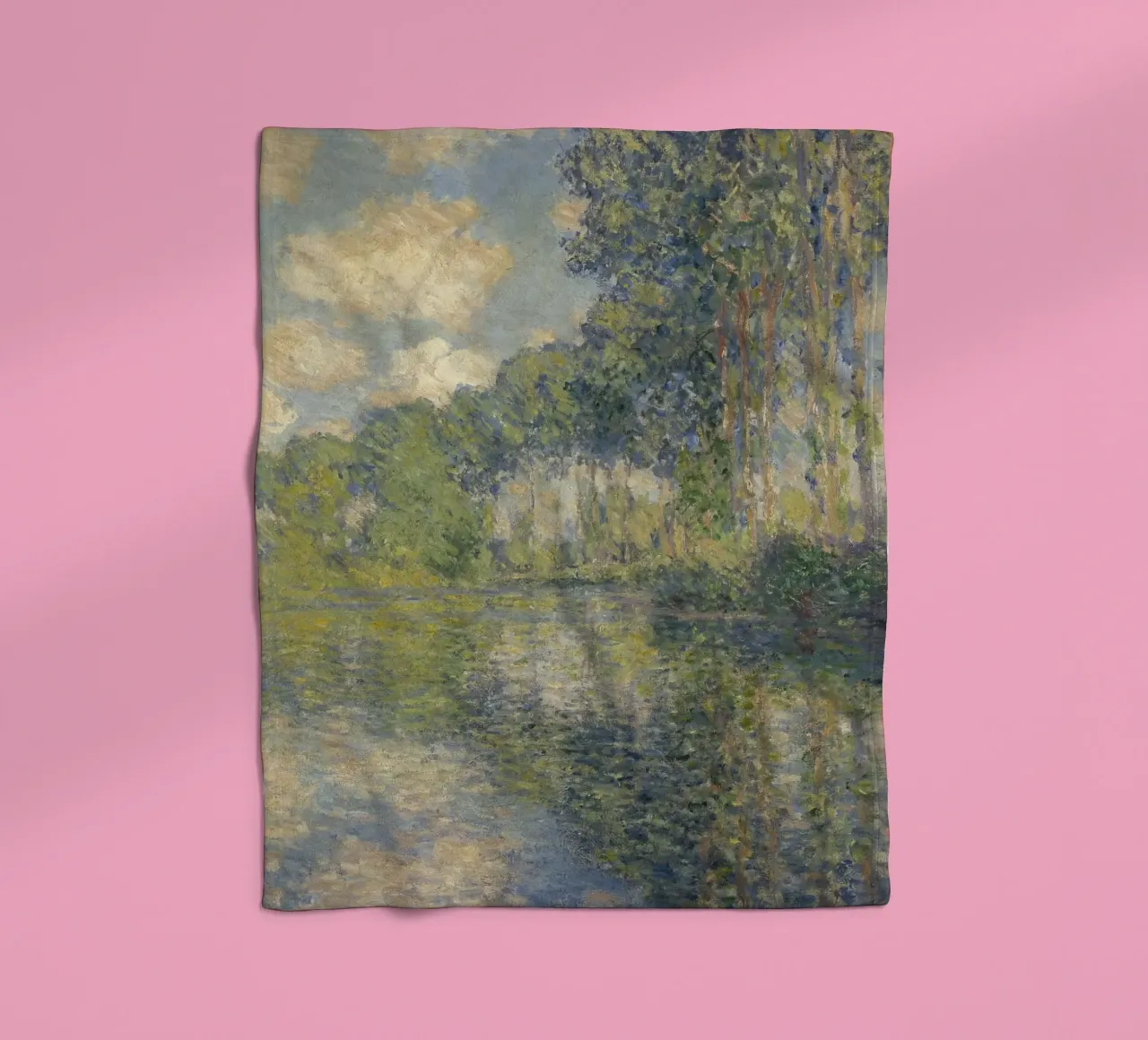 Claude Monet - Pioppi sull'Epte coperta in pile da Timeless Artworks