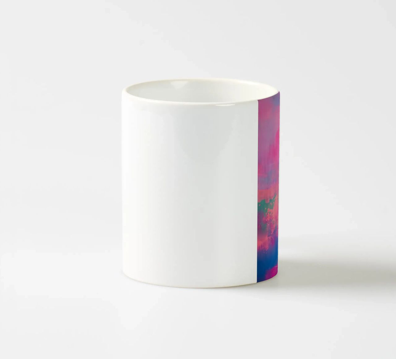 Stampa astratta vibrante - Chroma Distressed tazza in ceramica da FABOArt