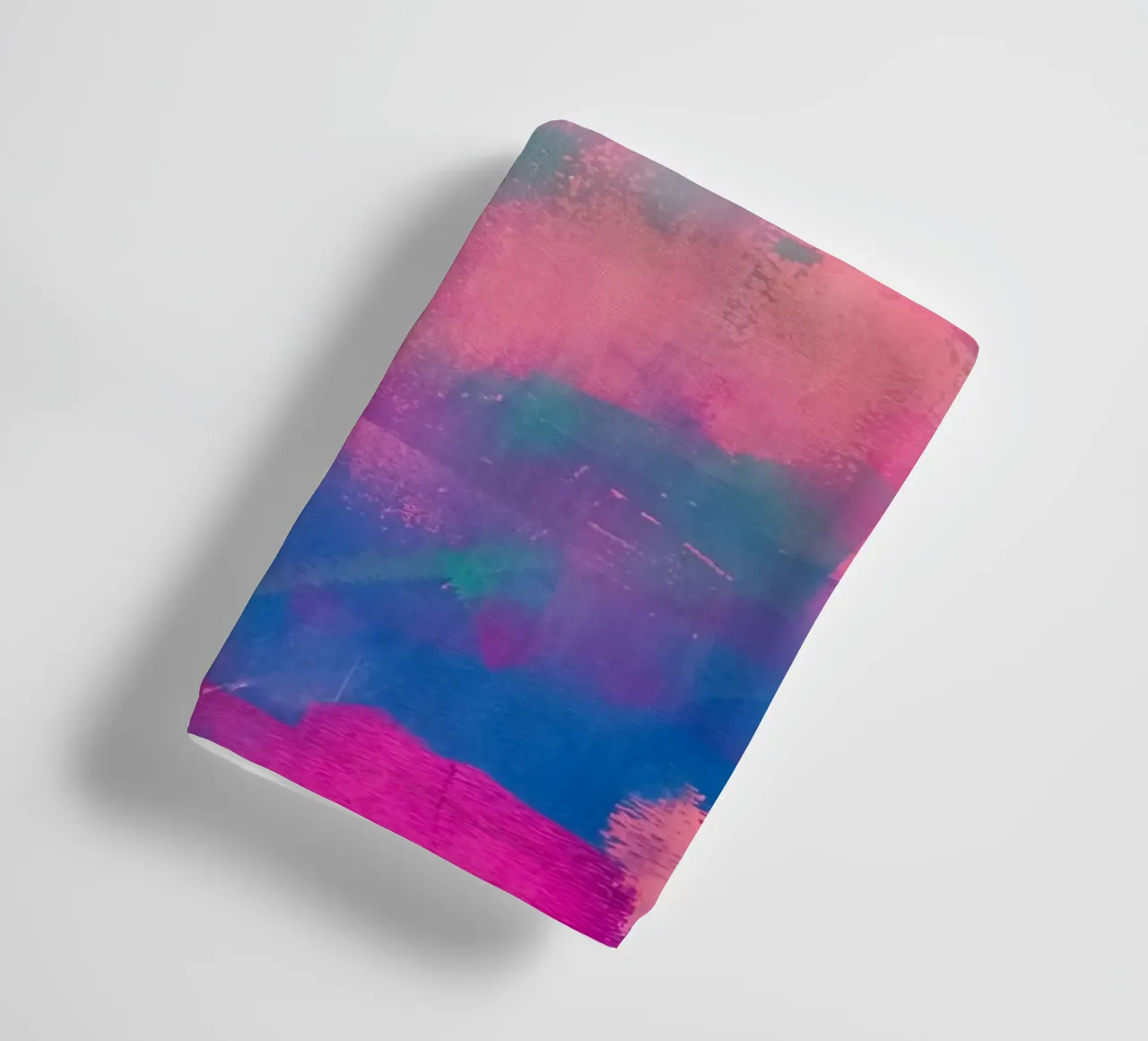 Vibrant Abstract Print - Chroma Distressed towel by FABOArt