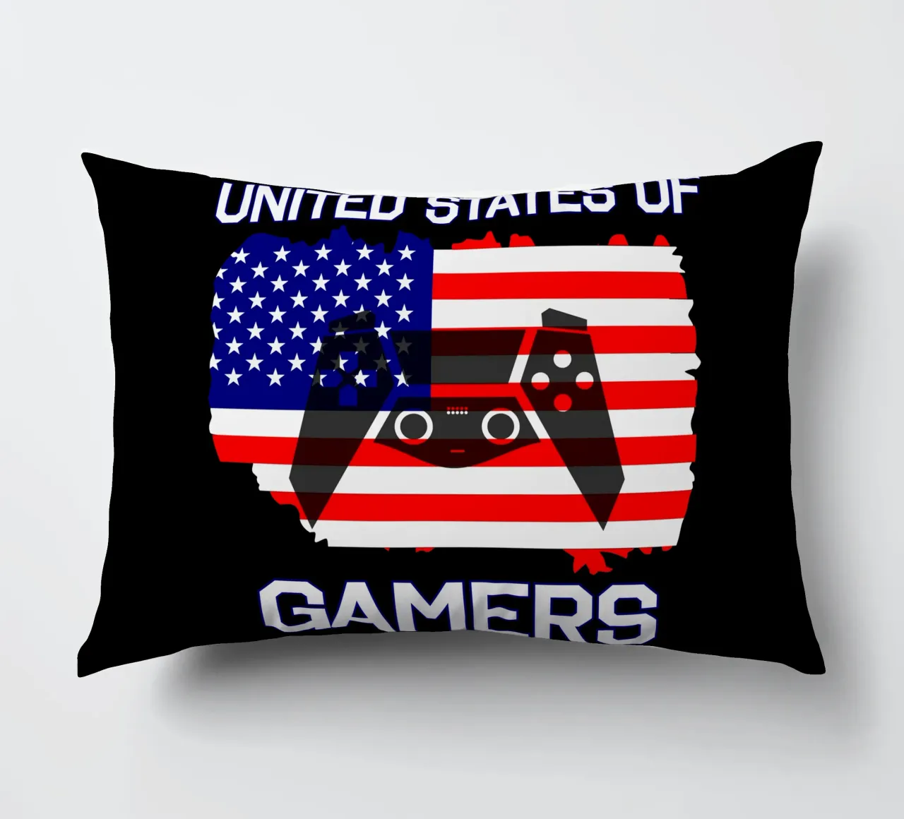 Vereinigte Staaten von Gamern Cooles Gaming Videospiele Kissen von sillyindustries