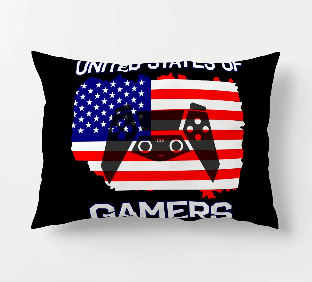 Vereinigte Staaten von Gamern Cooles Gaming Videospiele Kissen von sillyindustries
