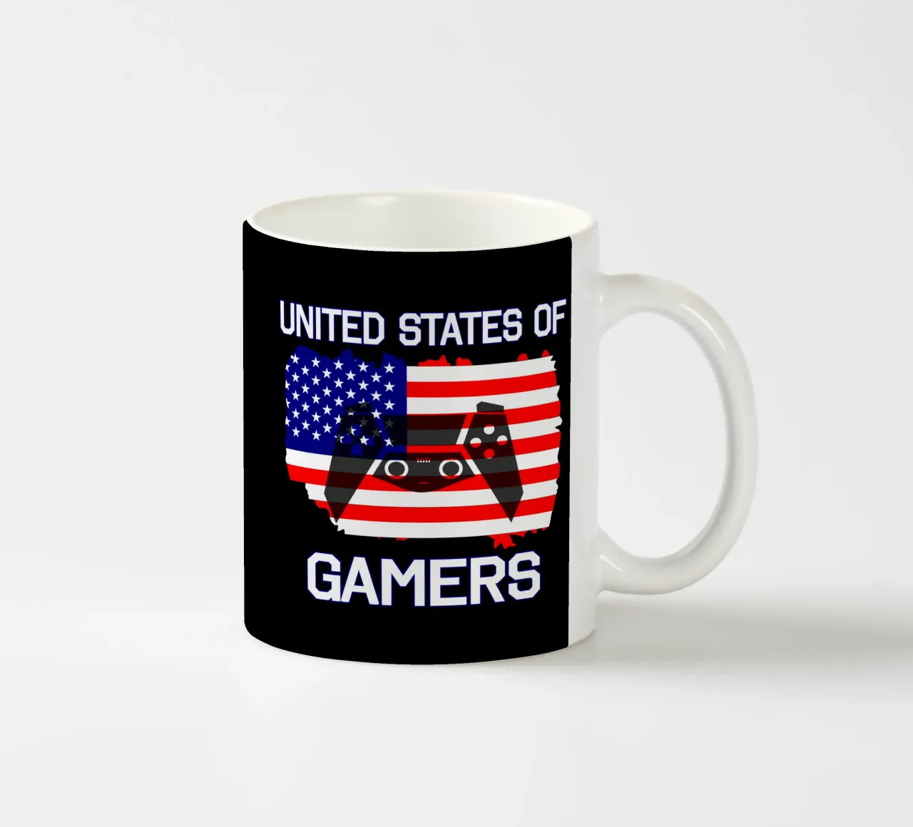 Gli Stati Uniti dei videogiocatori Cool Gaming Video Games tazza in ceramica da sillyindustries