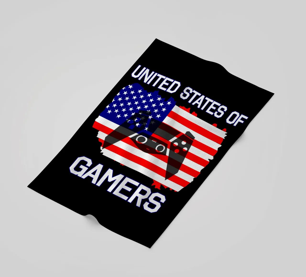 Gli Stati Uniti dei videogiocatori Cool Gaming Video Games telo mare da sillyindustries