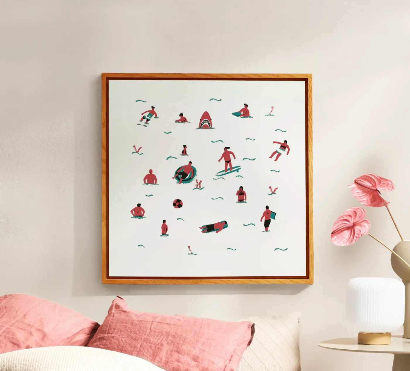 Swimmers Acryl-Glas von Alex Foster