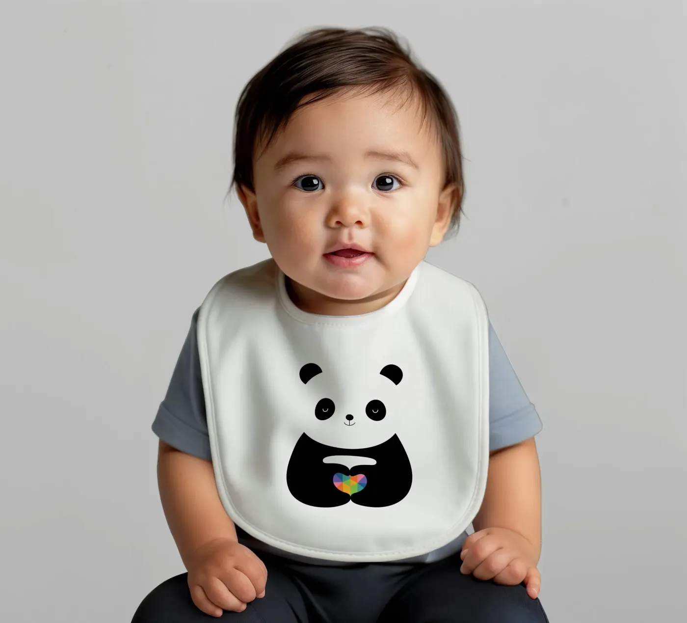 Panda Love bavaglino da Andy Westface