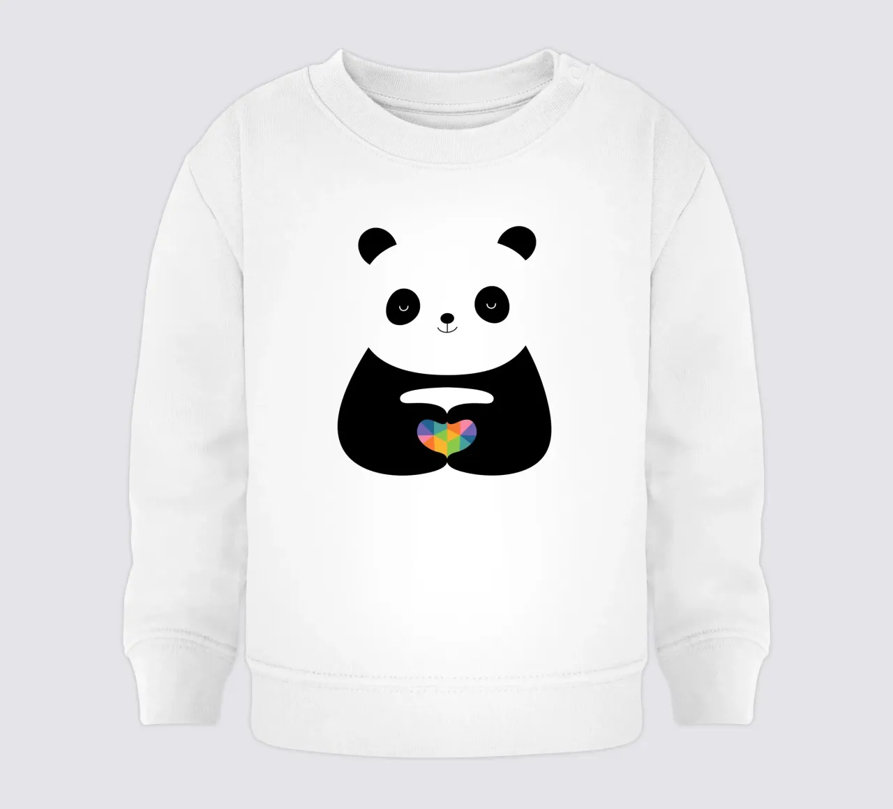 Panda Love baby sweatshirt by Andy Westface