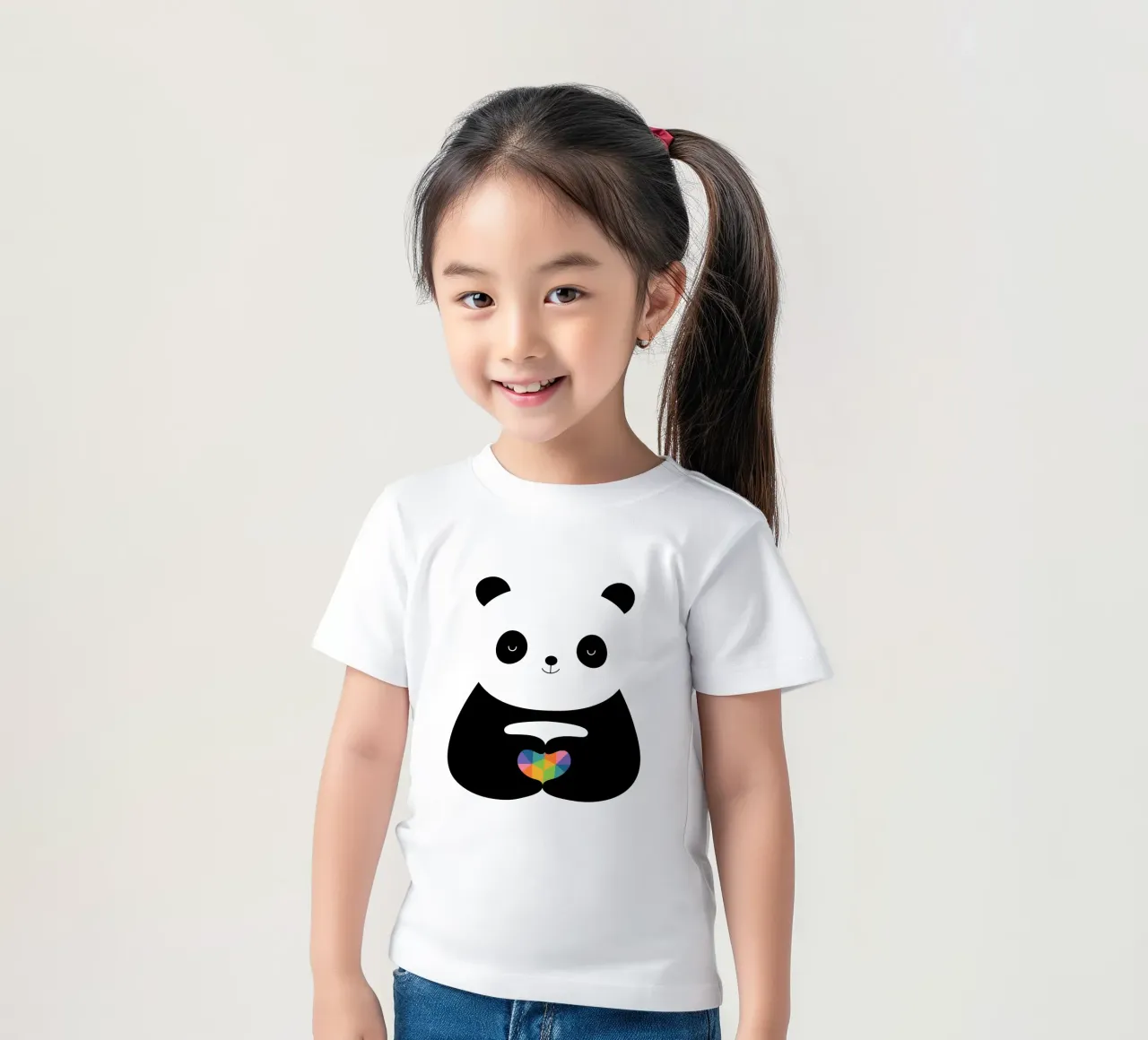 Amor panda camiseta para niños de Andy Westface