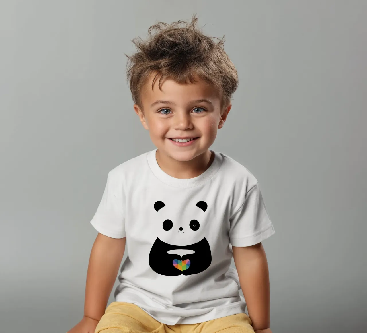 Amor panda camiseta para niños de Andy Westface