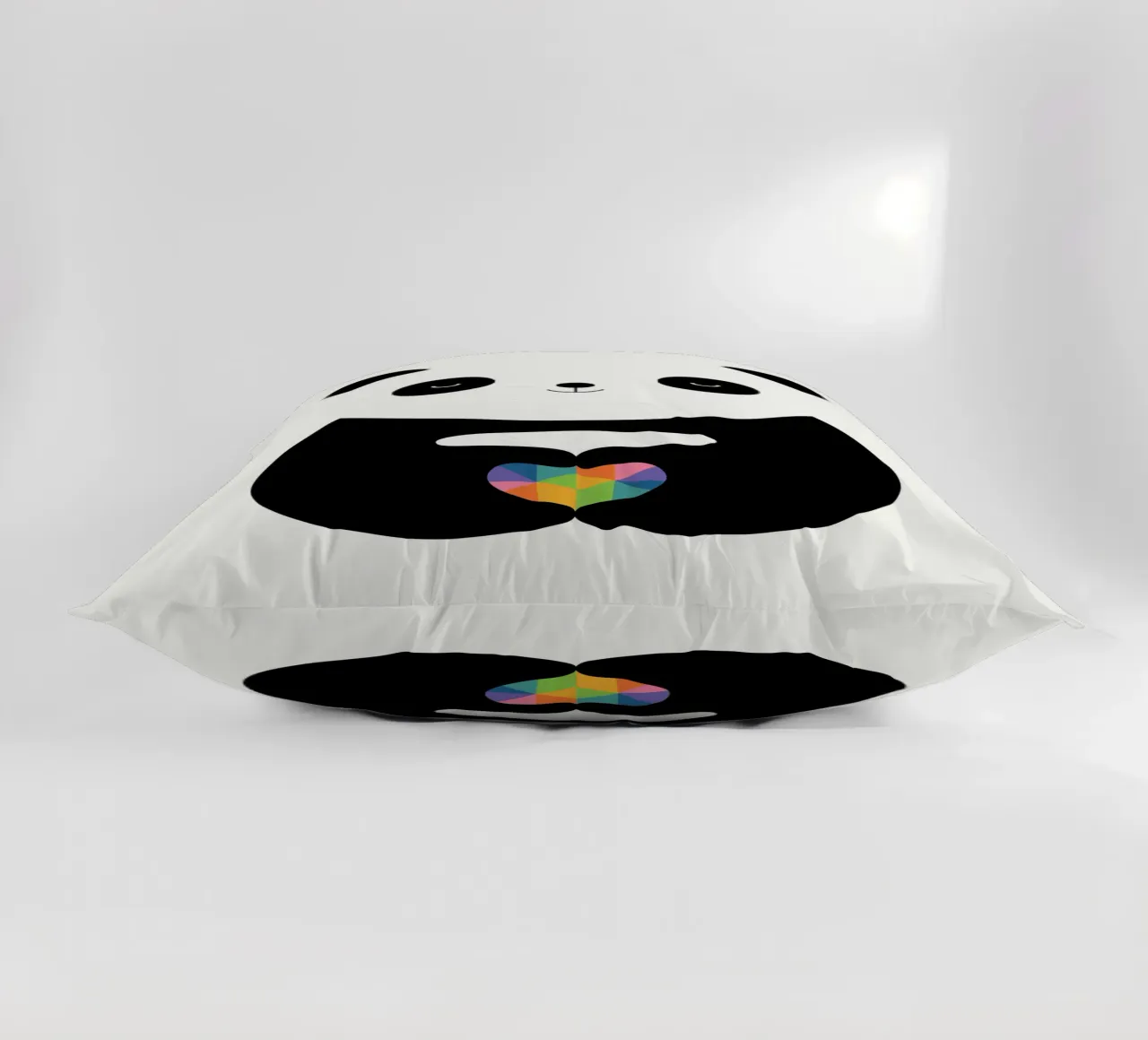 Panda Love decorative cushion by Andy Westface