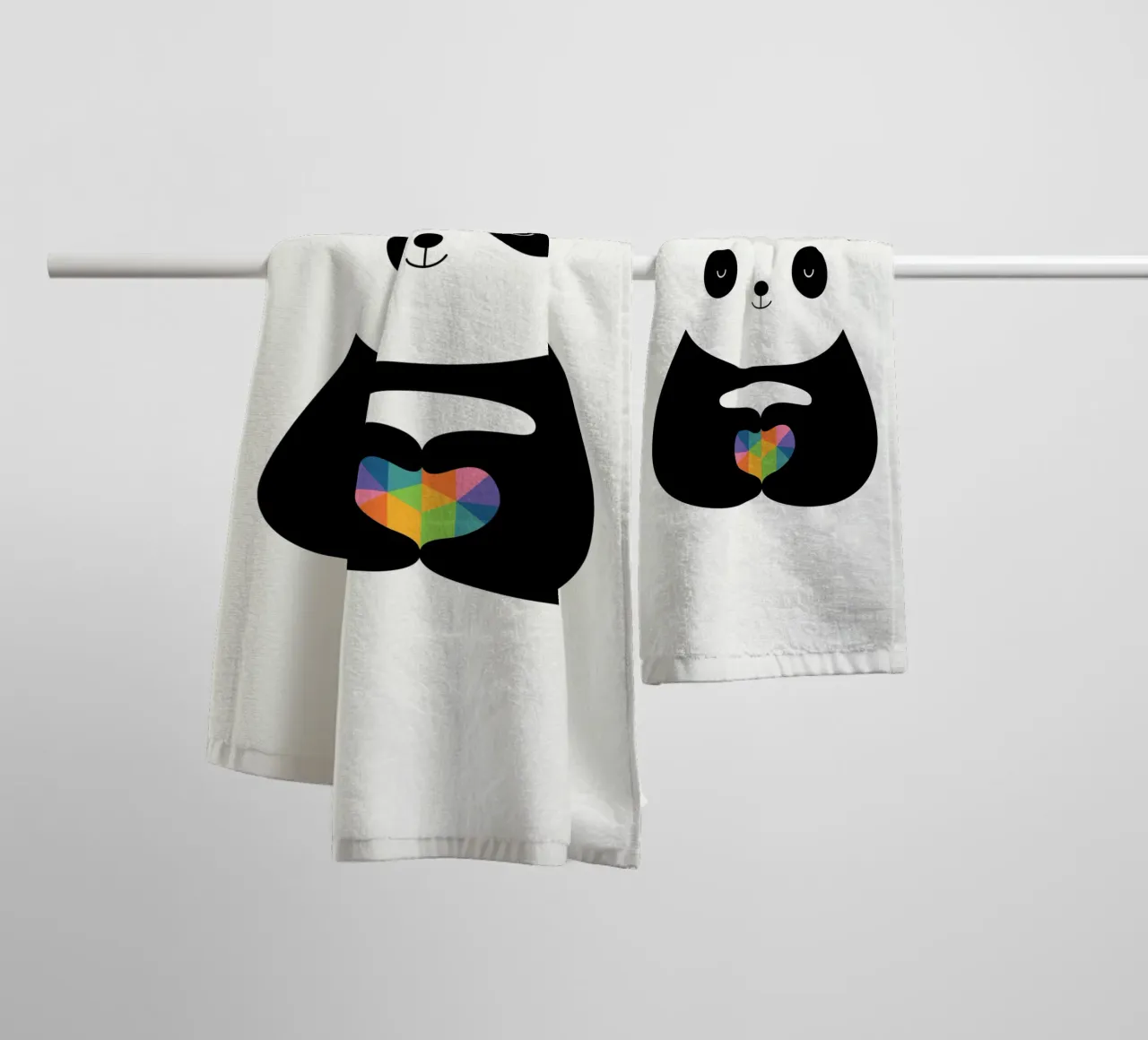 Panda-Liebe Handtuch von Andy Westface