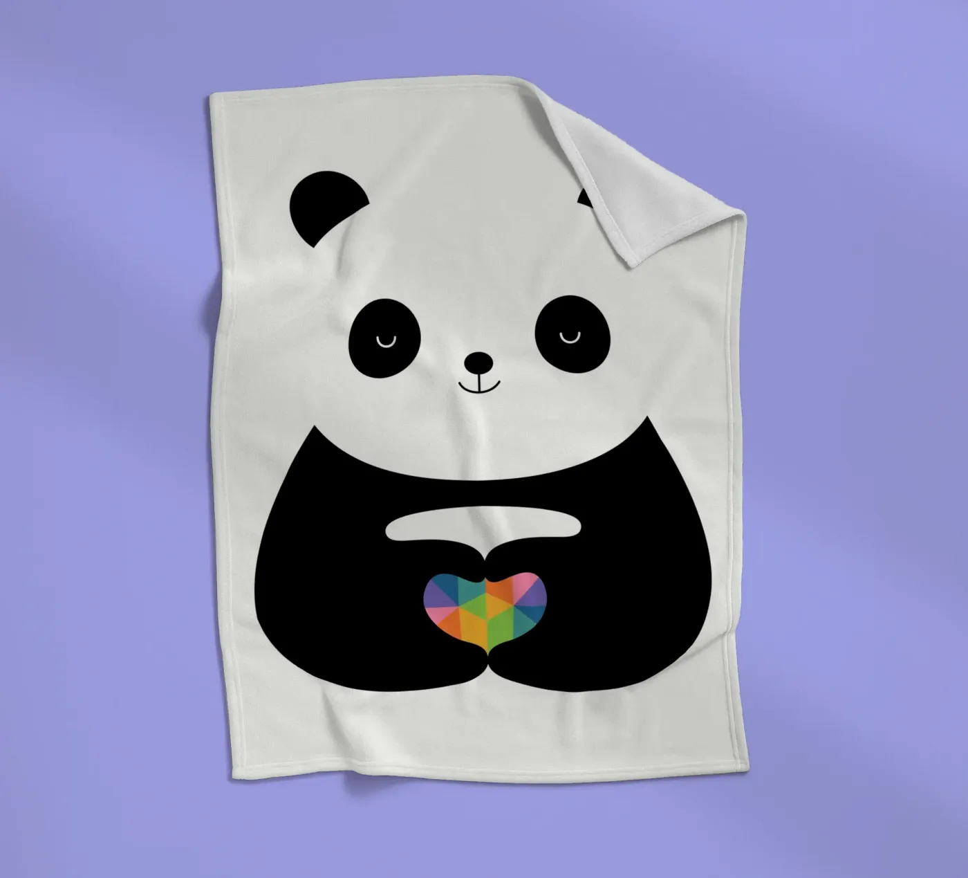 Panda-Liebe Fleecedecke von Andy Westface