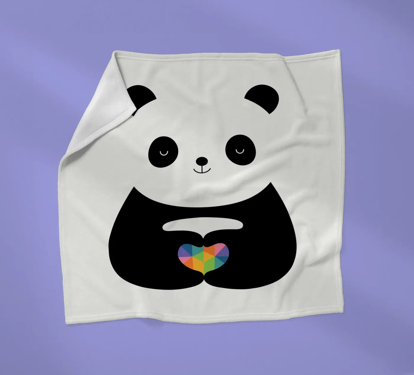 Panda-Liebe Fleecedecke von Andy Westface