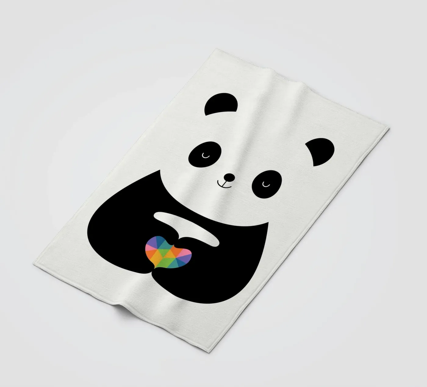 Panda-Liebe Fleecedecke von Andy Westface