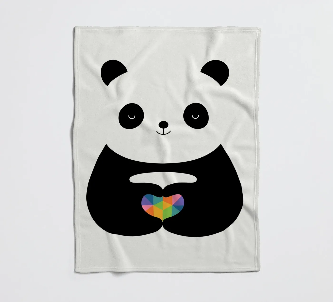 Panda-Liebe Fleecedecke von Andy Westface