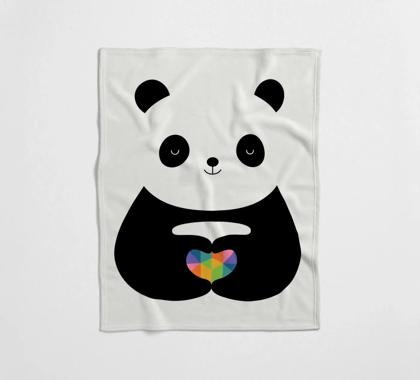Panda-Liebe Fleecedecke von Andy Westface