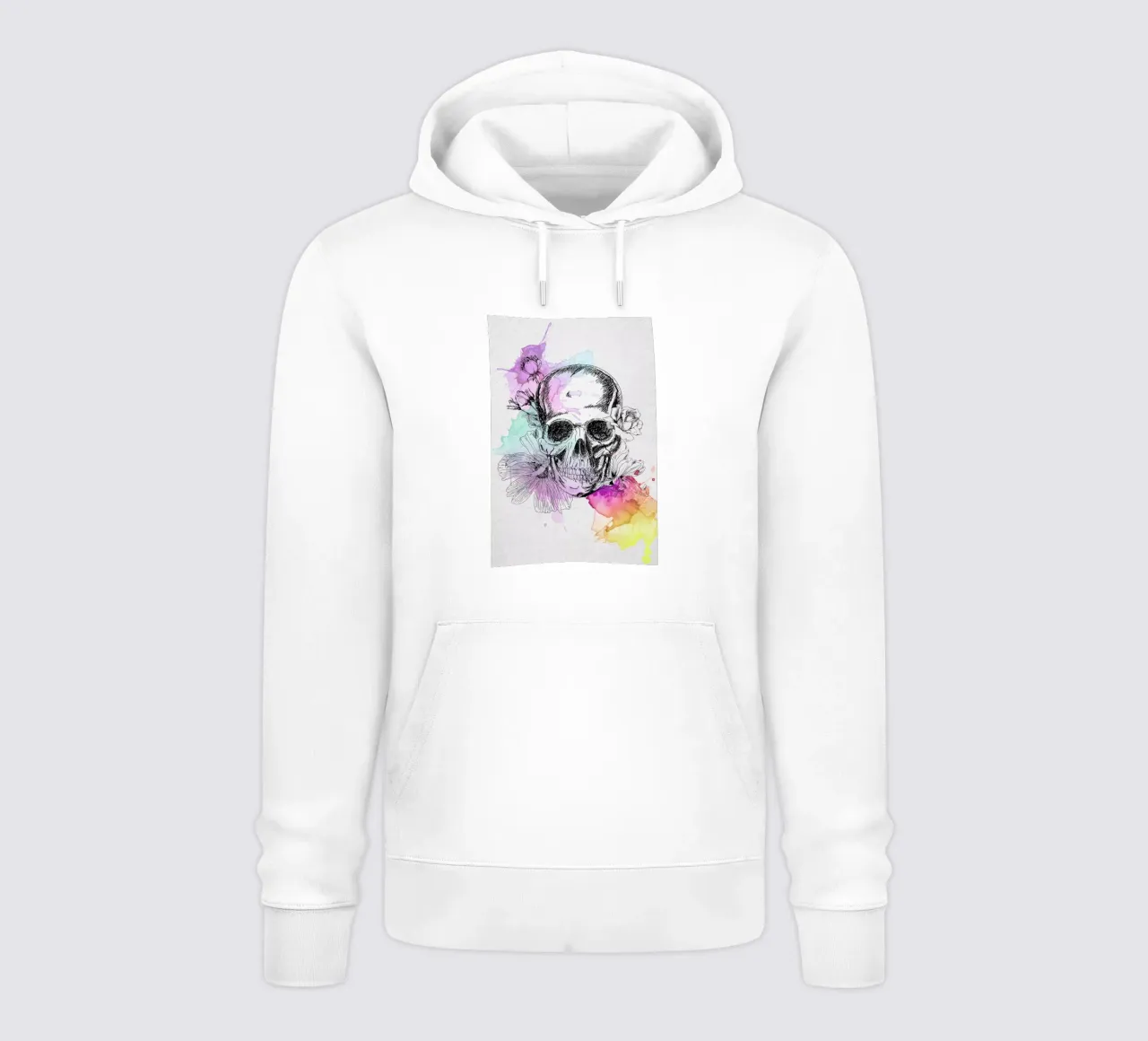 Color Skull felpa con cappuccio da AS Art