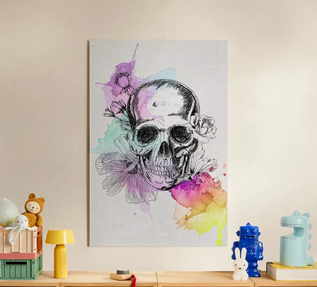 Color Skull plexiglass da AS Art