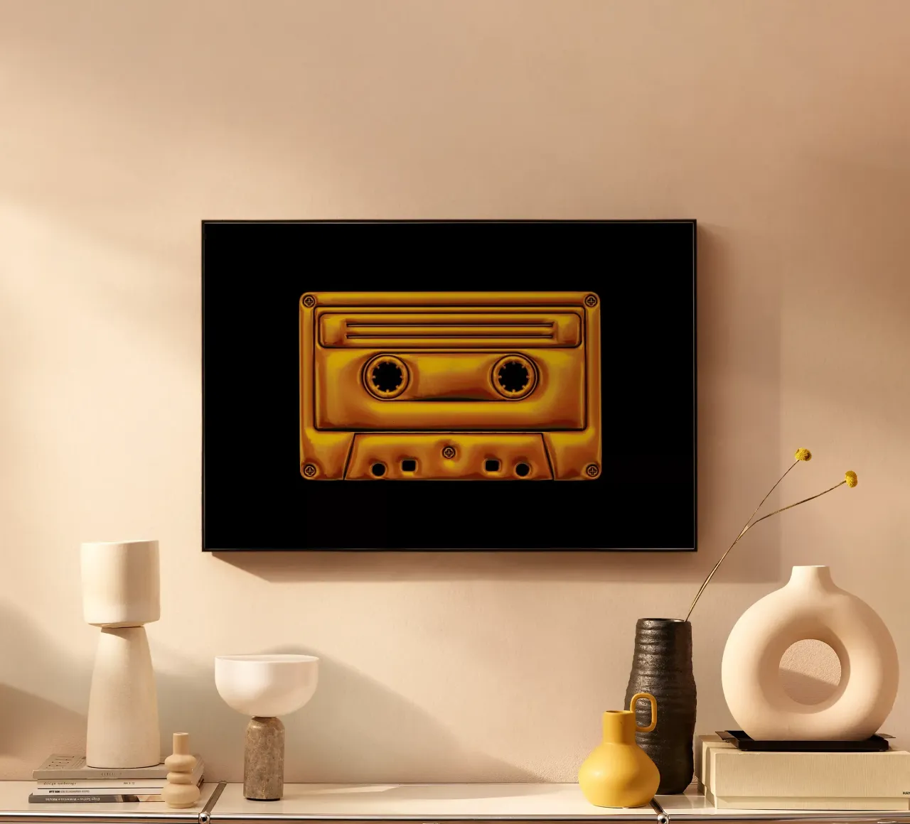 Cassette acrylic glass by Octavian
