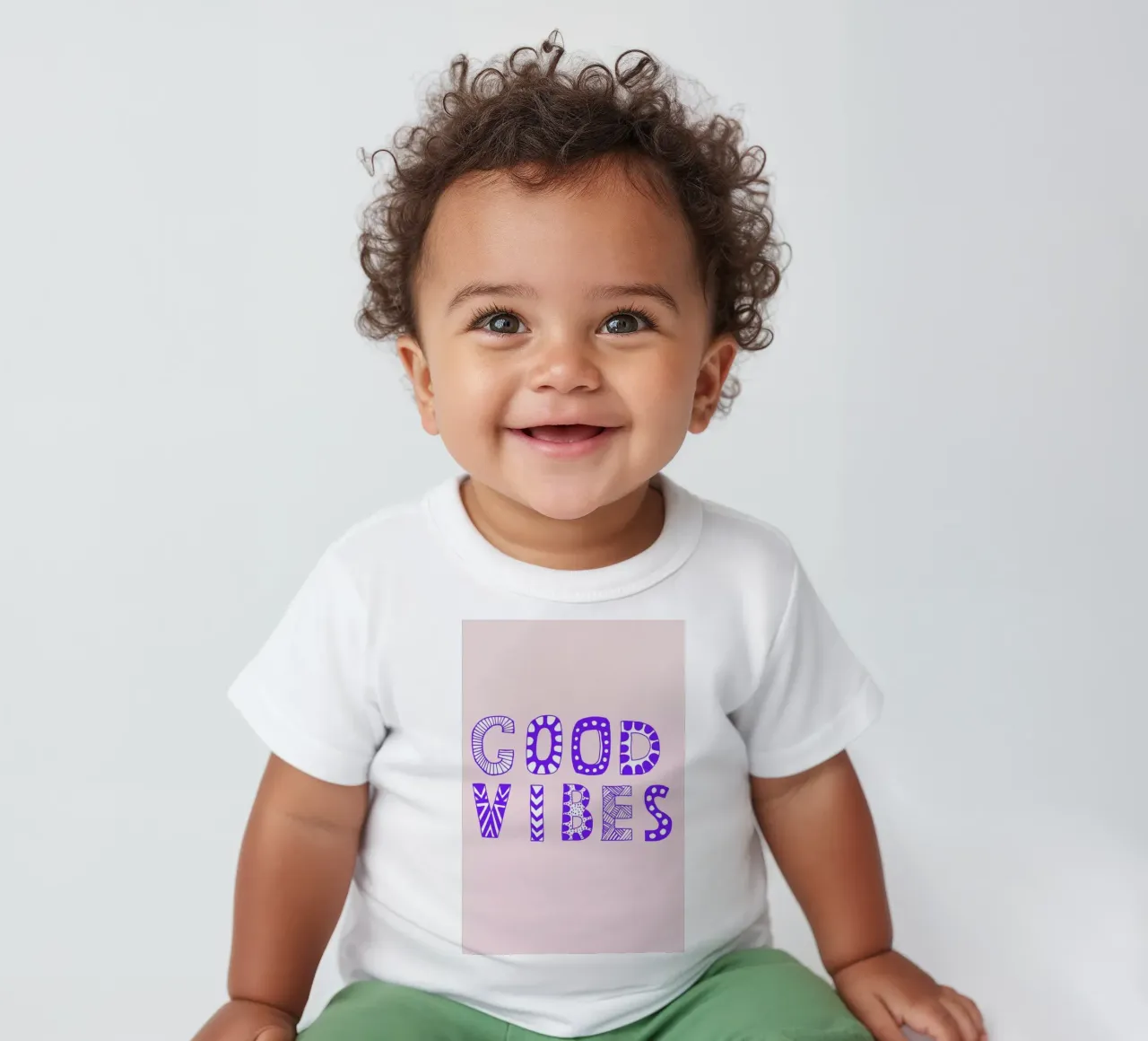 Good Vibes Pink maglietta neonato da Vasare Nar