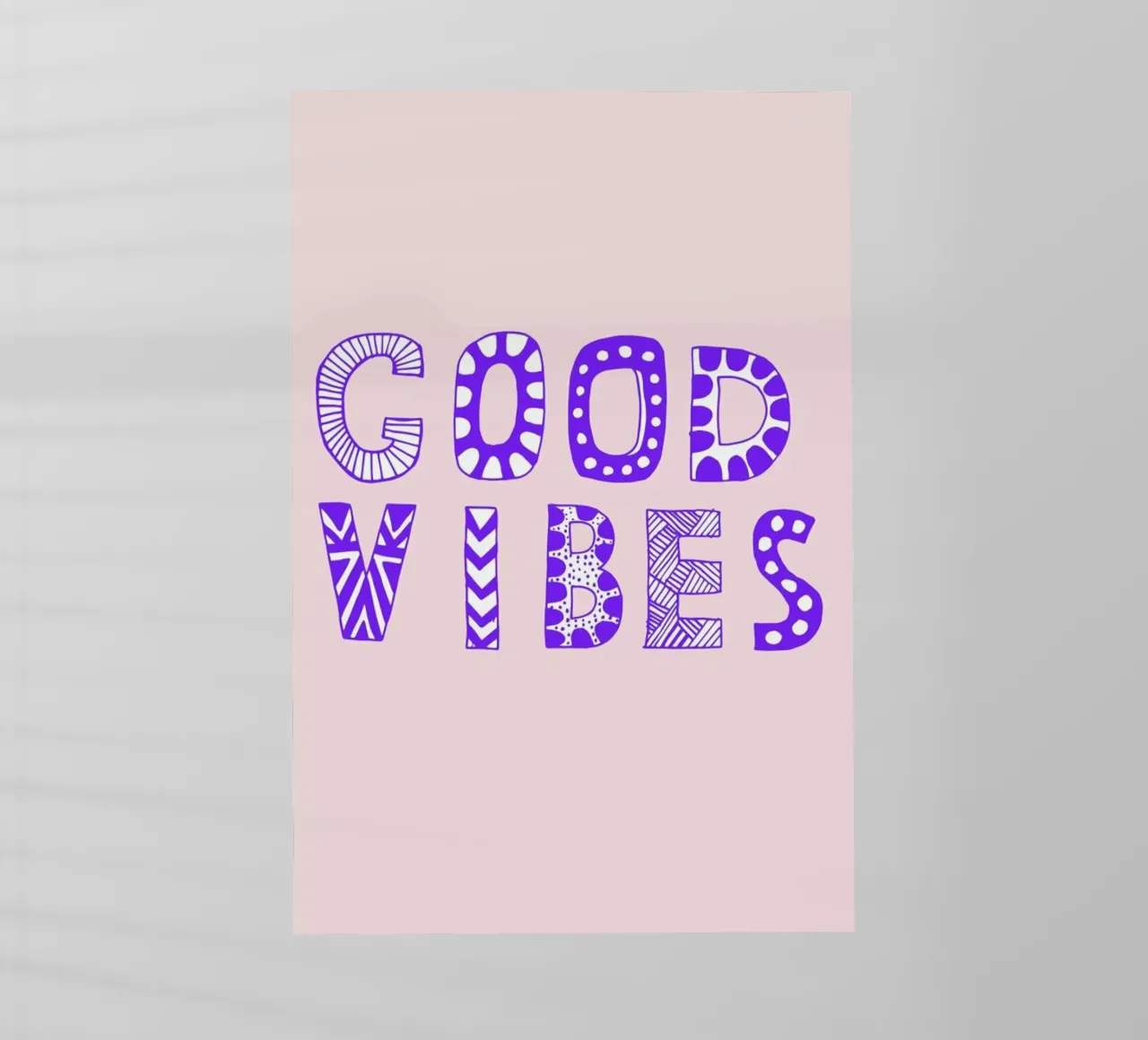 Good Vibes Pink pellicola backlit da Vasare Nar