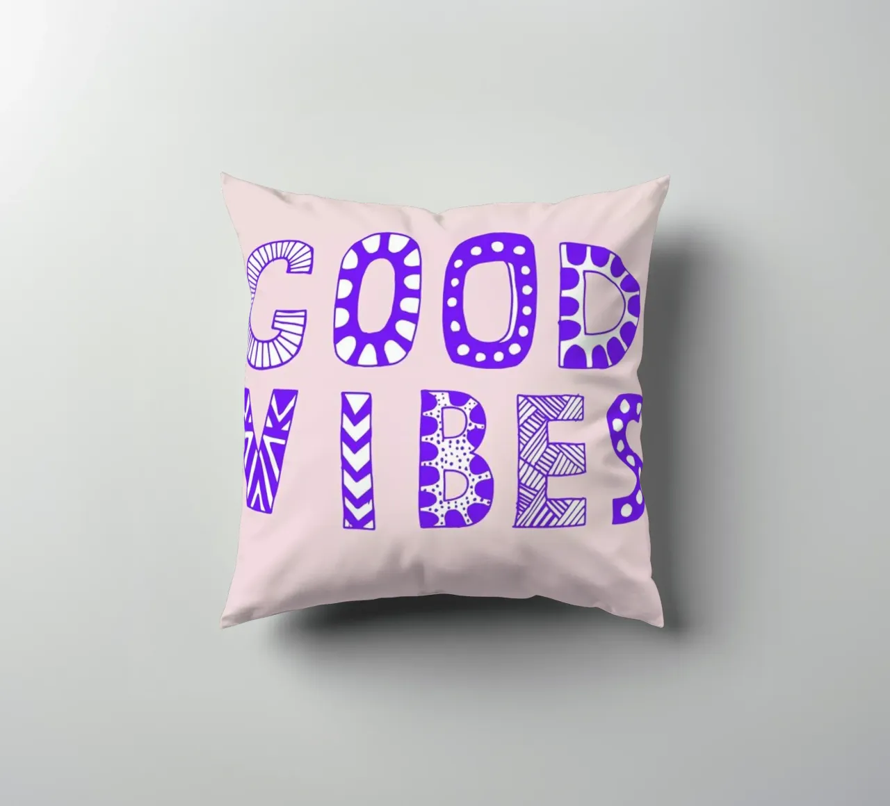 Good Vibes Pink cuscino da Vasare Nar