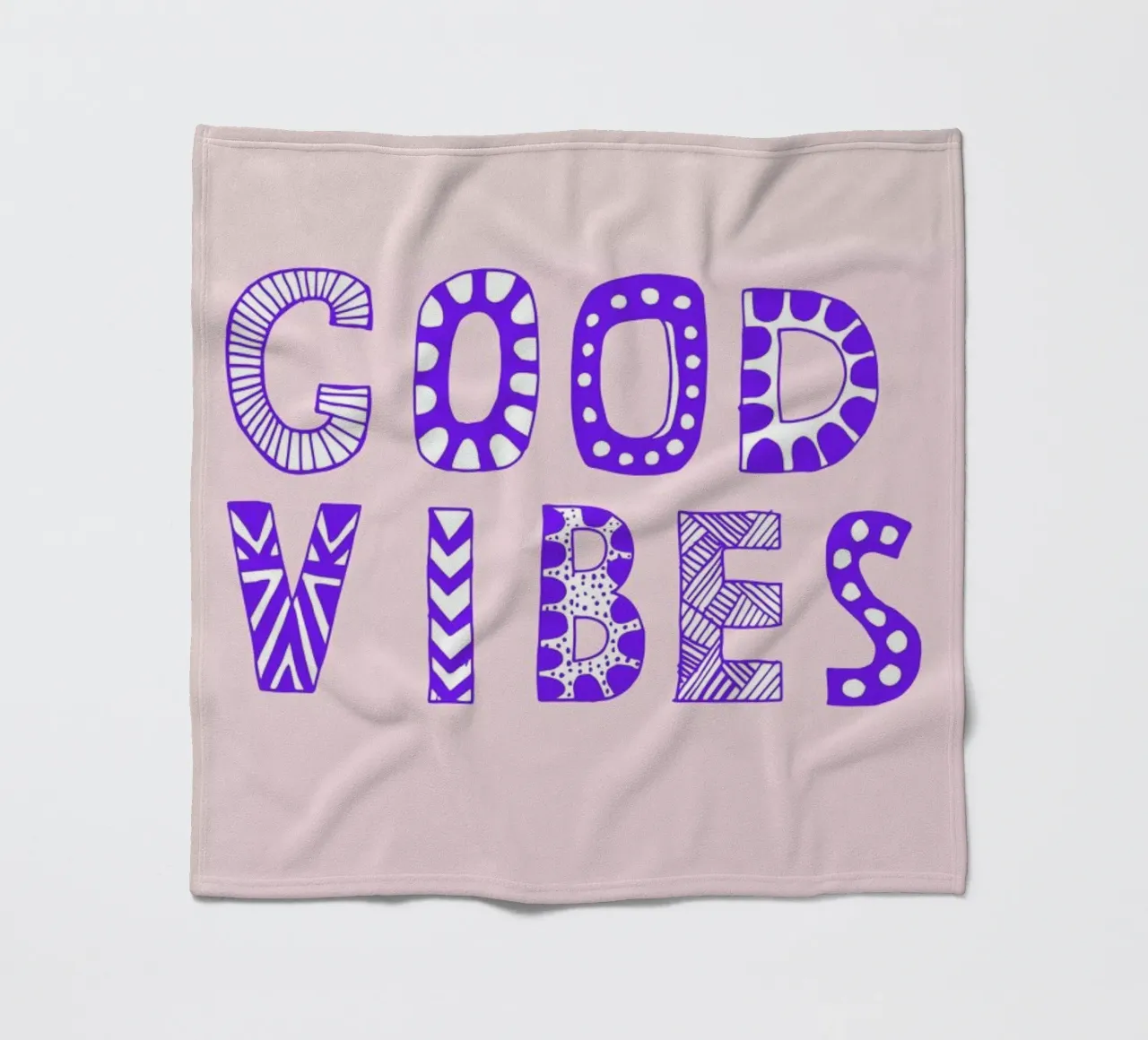 Good Vibes Pink coperta in pile da Vasare Nar