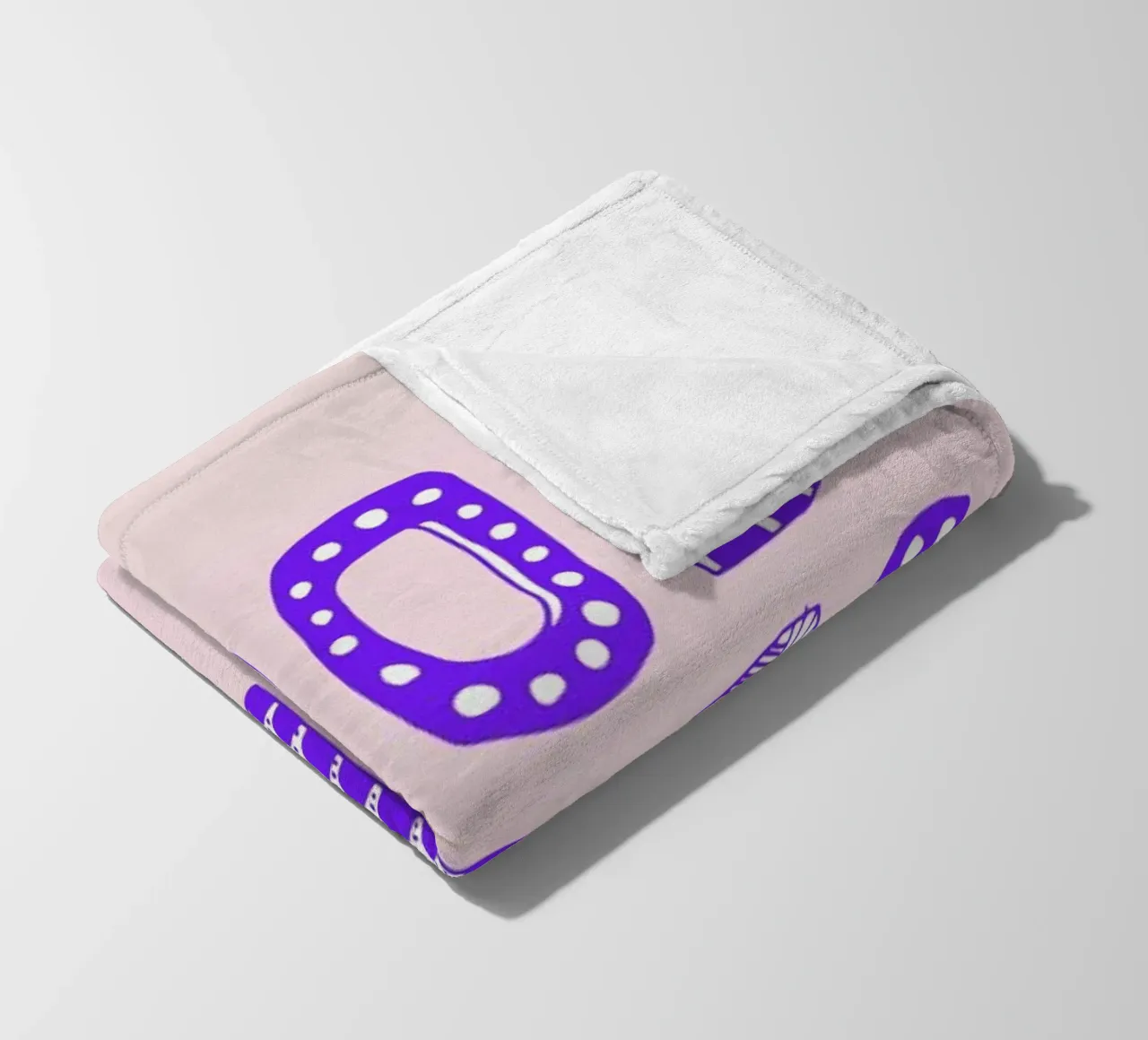 Good Vibes Pink coperta in pile da Vasare Nar