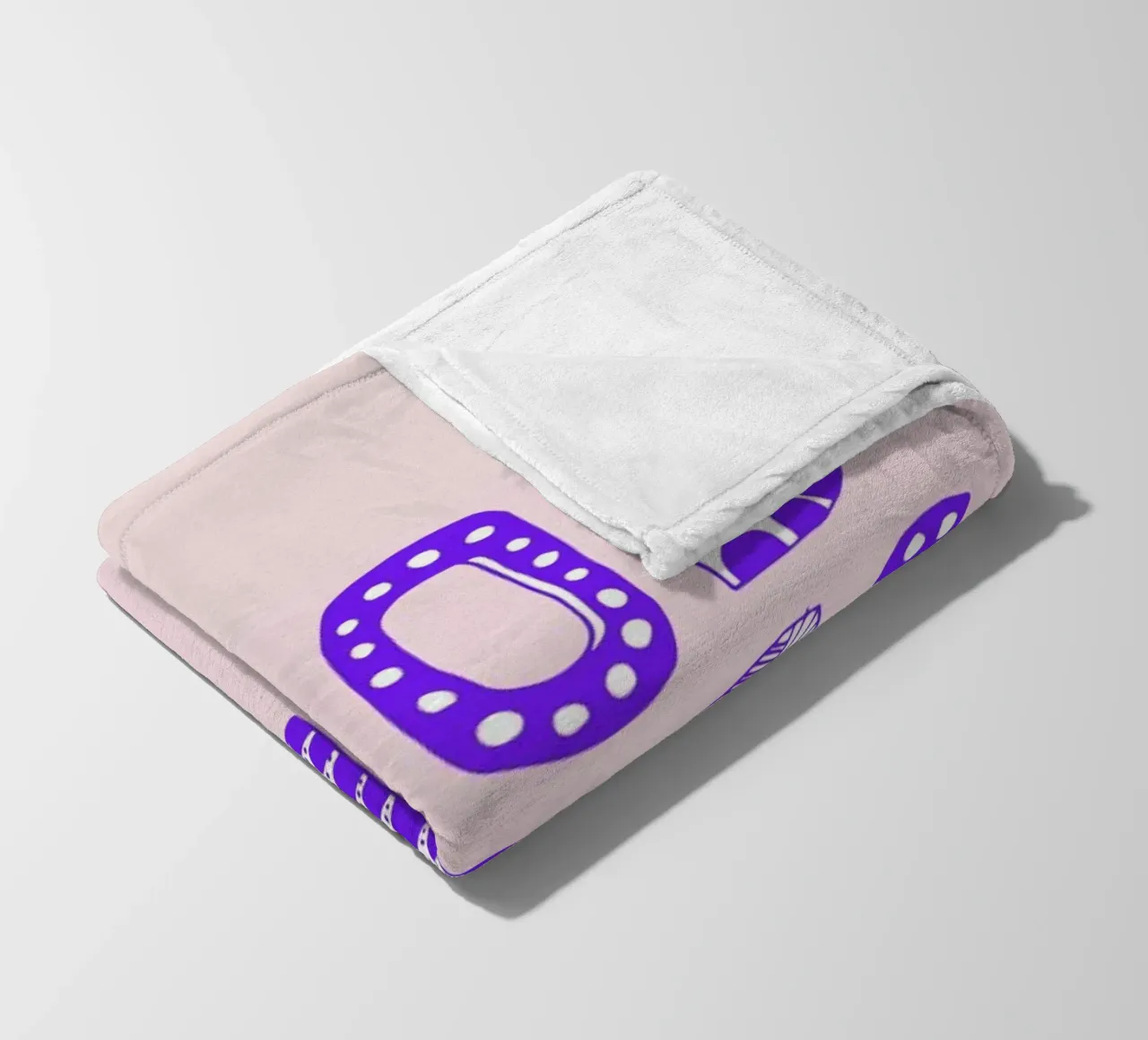 Good Vibes Pink coperta in pile da Vasare Nar
