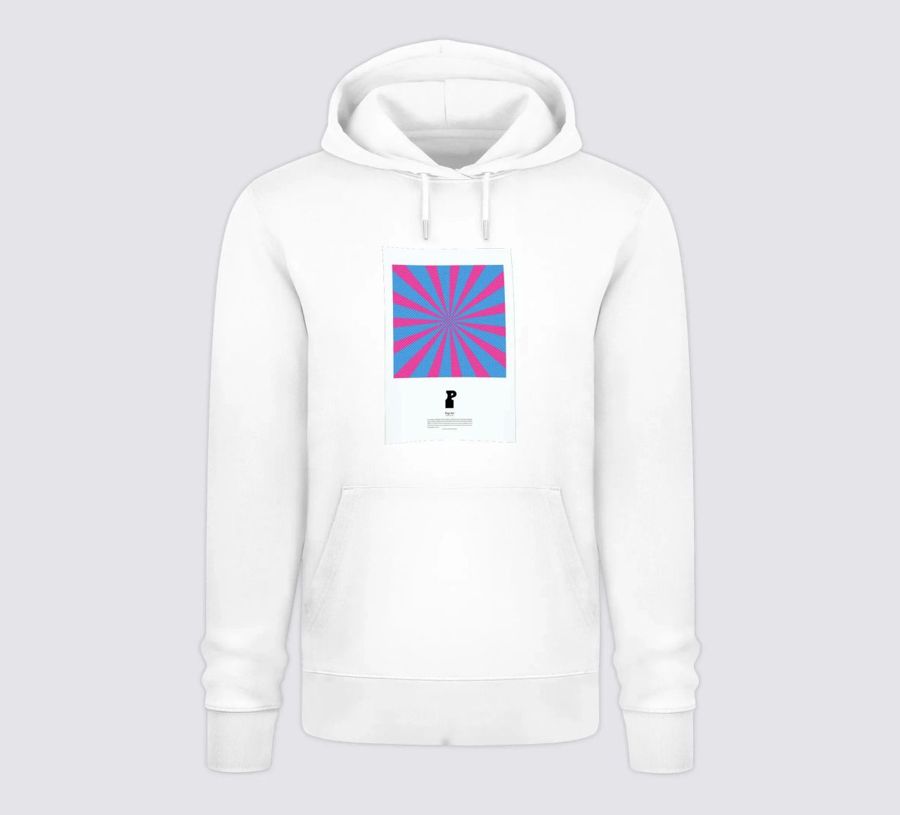 P - Pop Art felpa con cappuccio da The True Type