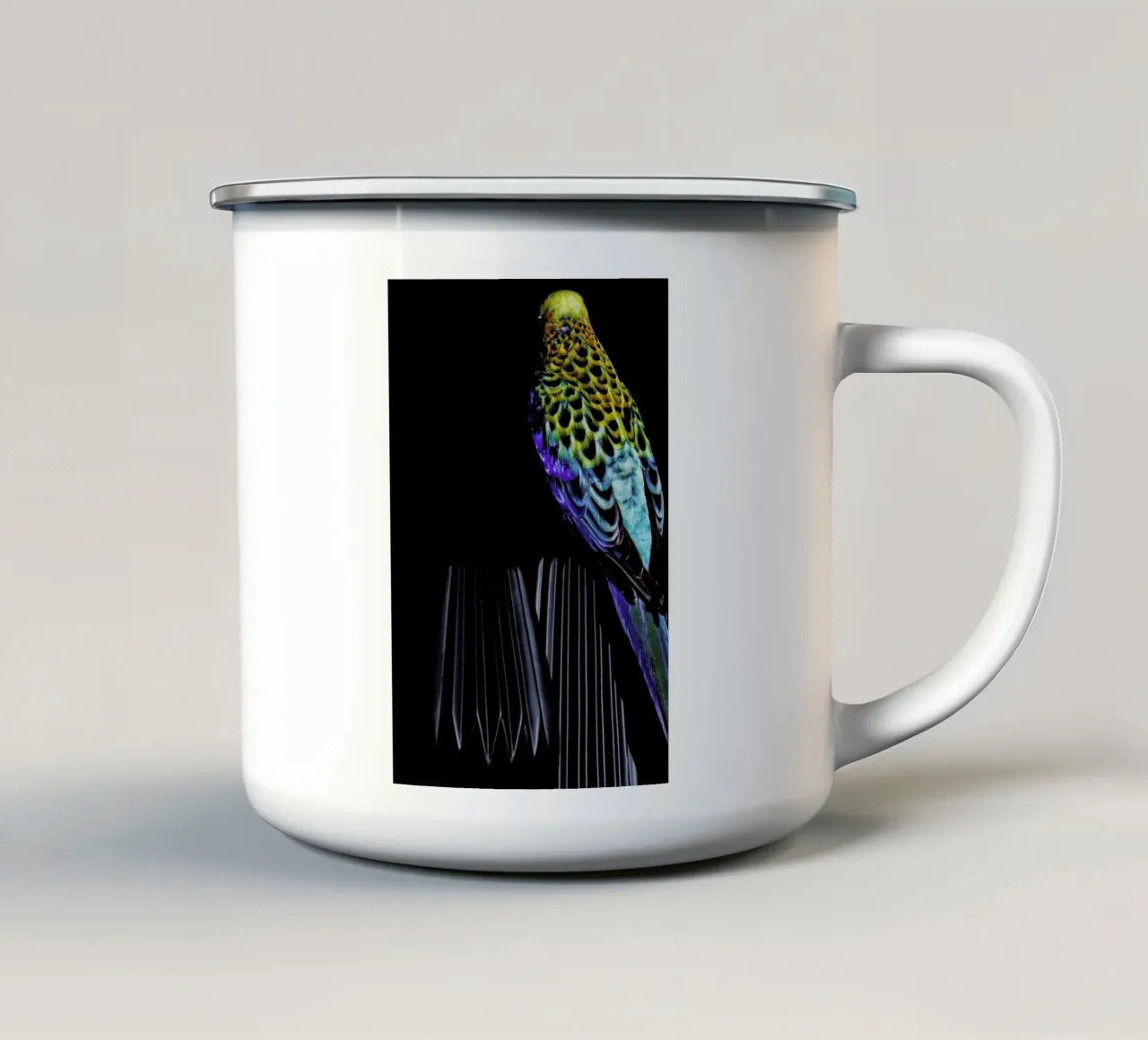 Birds Everywhere 20 tazza in smalto da Günther Egger