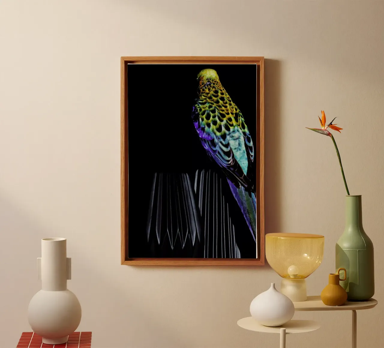Birds Everywhere 20 tela con Cornice a cassetta da Günther Egger