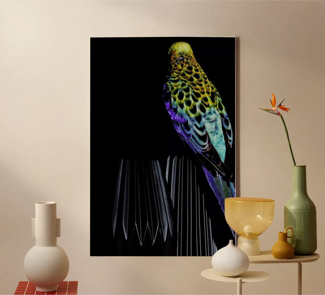 Birds Everywhere 20 tela con Cornice a cassetta da Günther Egger
